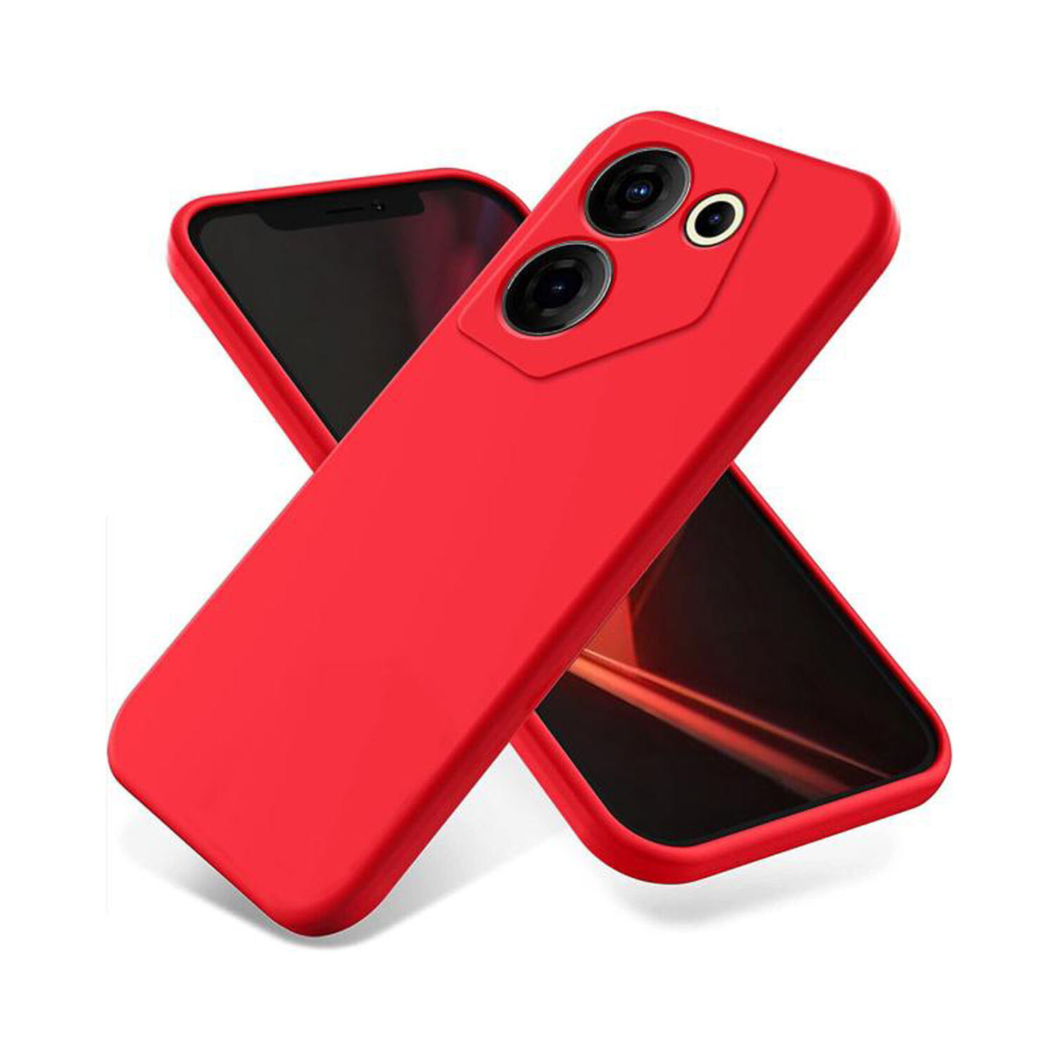 Forzacase Tecno Camon 20S Pro 5G uyumlu Liquid Serisi İçi Kadife Lansman Silikon Kılıf