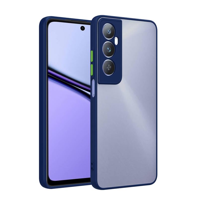 Forzacase Realme C65 4G ile uyumlu Shell Serisi Darbeye Dayanıklı Yarı Esnek Plastik Kılıf
