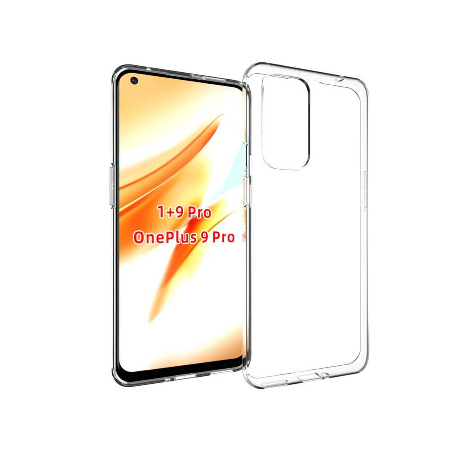 Forzacase OnePlus 9 Pro uyumlu Soft Slim Serisi Şeffaf Silikon Kılıf - FC194