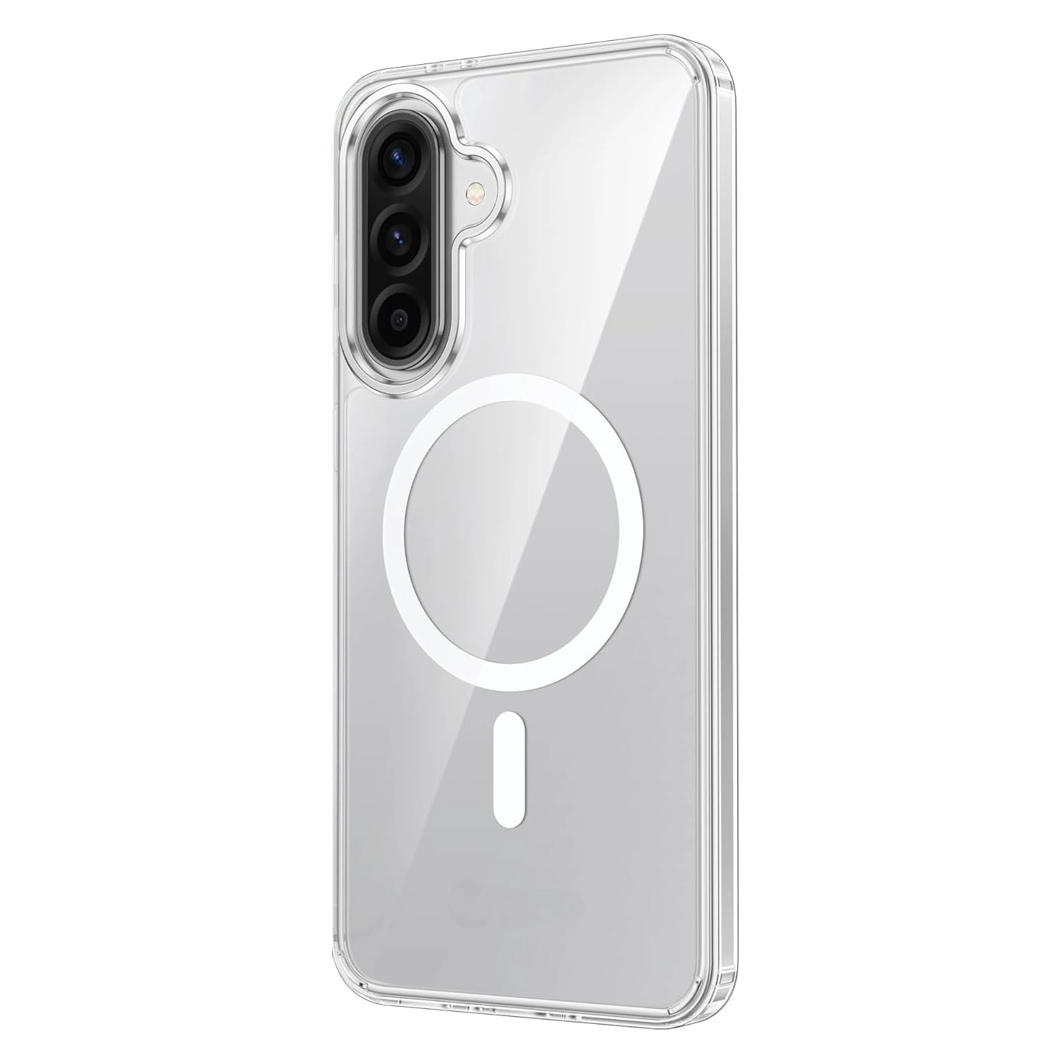 Forzacase Samsung Galaxy A57 uyumlu ClearMag Serisi Magsafe Özellikli Kristal Şeffaf Sert PC Kılıf