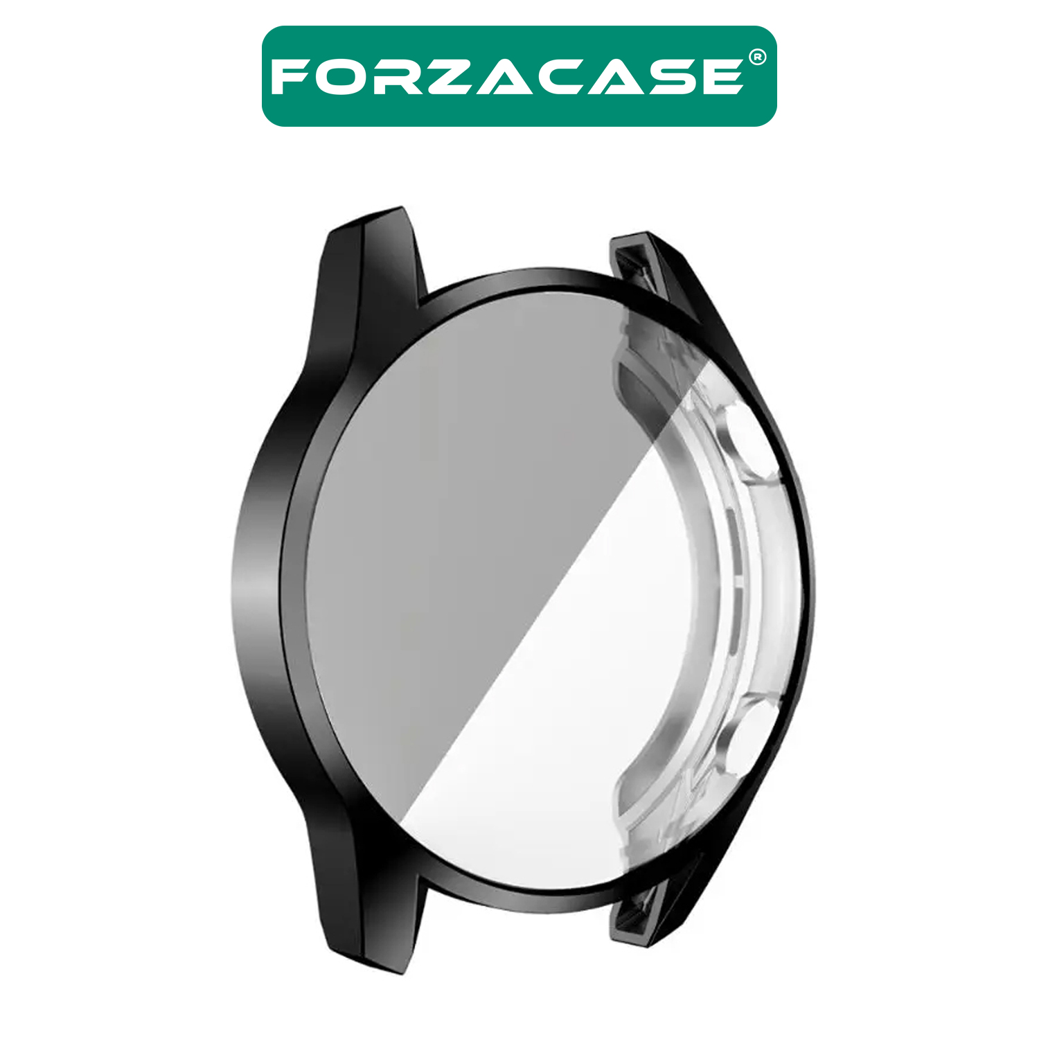 Forzacase Huawei Watch GT 2 46mm ile uyumlu Önü Kapalı Ekran Korumalı Silikon Kılıf - FC010