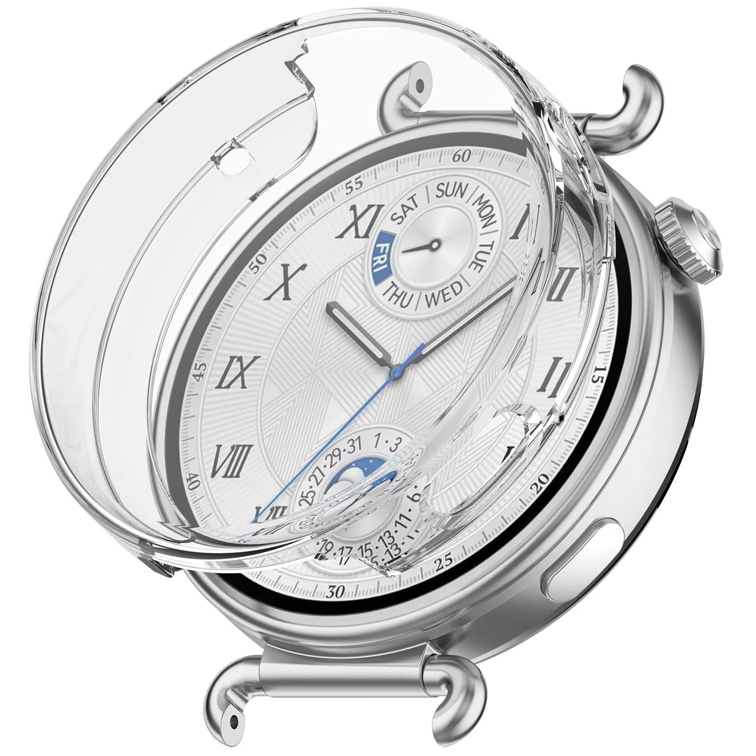 Forzacase Huawei Watch GT6 41mm ile uyumlu Önü Kapalı Ekran Korumalı Silikon Kılıf - FC010