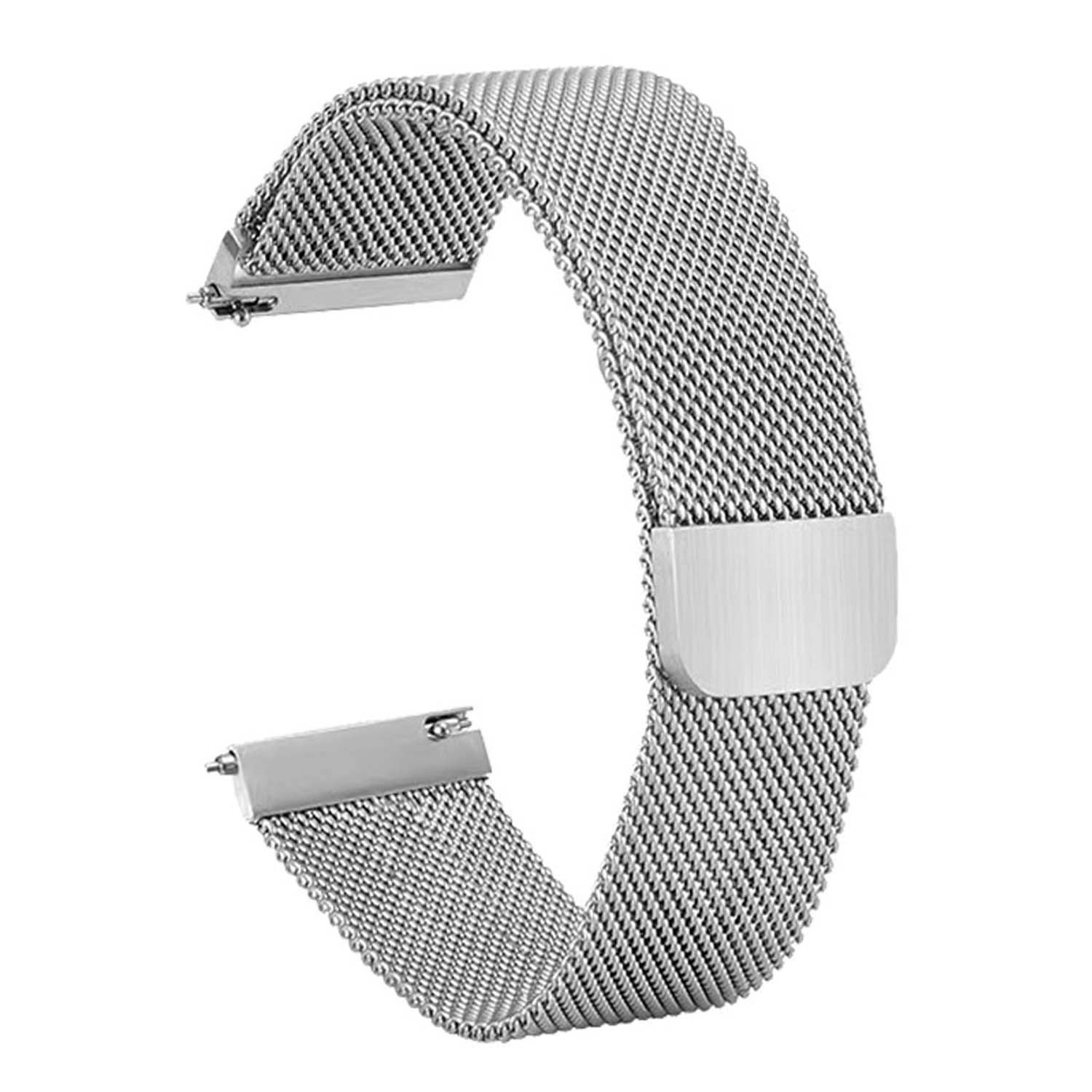 Forzacase Xiaomi Watch 5 47mm ile uyumlu Metal Mıknatıslı Kordon Kayış - FC096