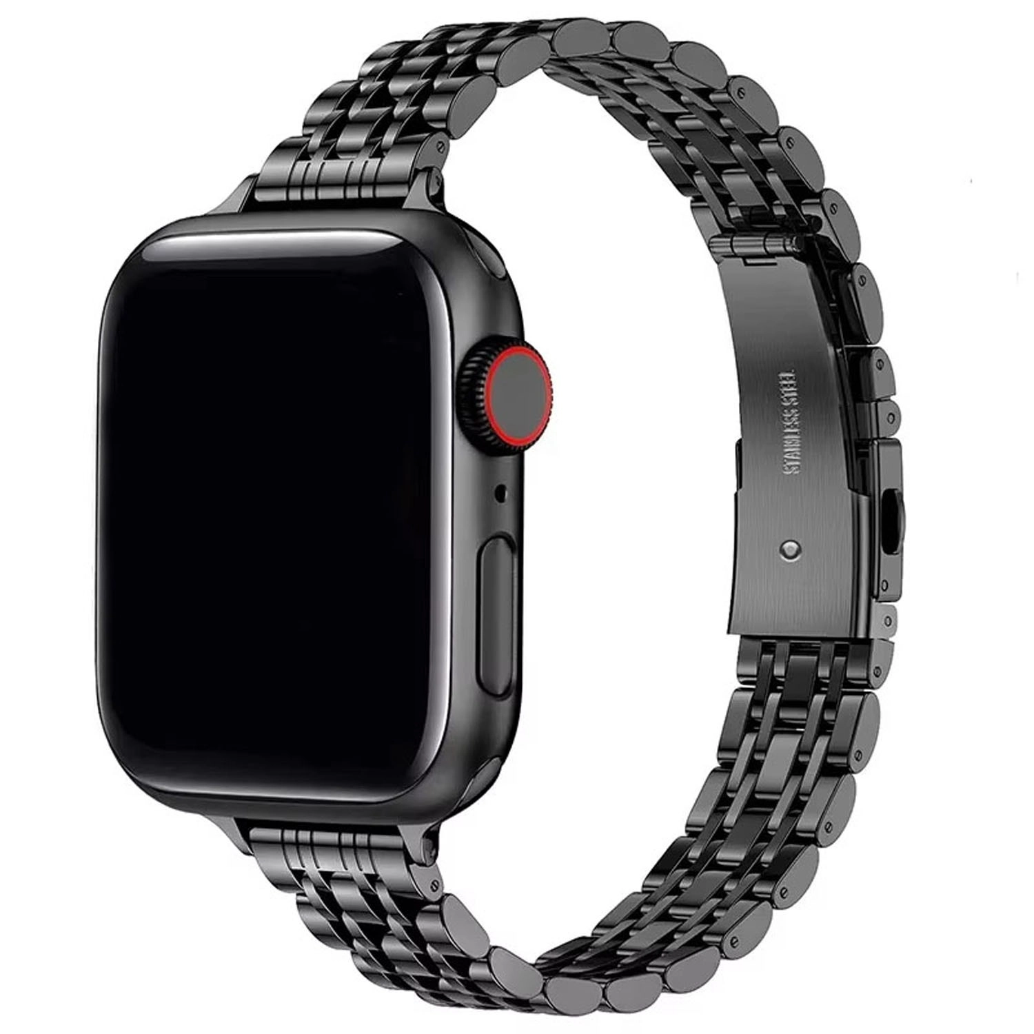 Forzacase Apple Watch 11 46mm ile uyumlu İnce Rolex Tasarım Metal Kordon Kayış - FC1061