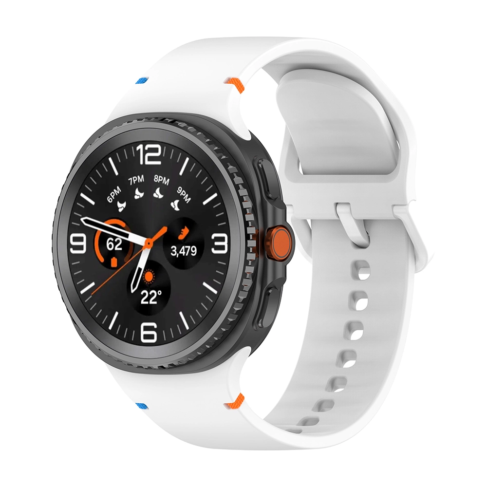 Forzacase Samsung Galaxy Watch 8 Classic ile uyumlu Tokalı Silikon Kordon Kayış - FC1092