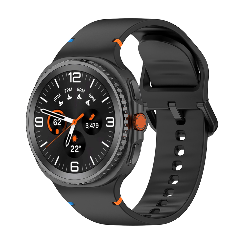Forzacase Samsung Galaxy Watch 8 Ultra ile uyumlu Tokalı Silikon Kordon Kayış - FC1092