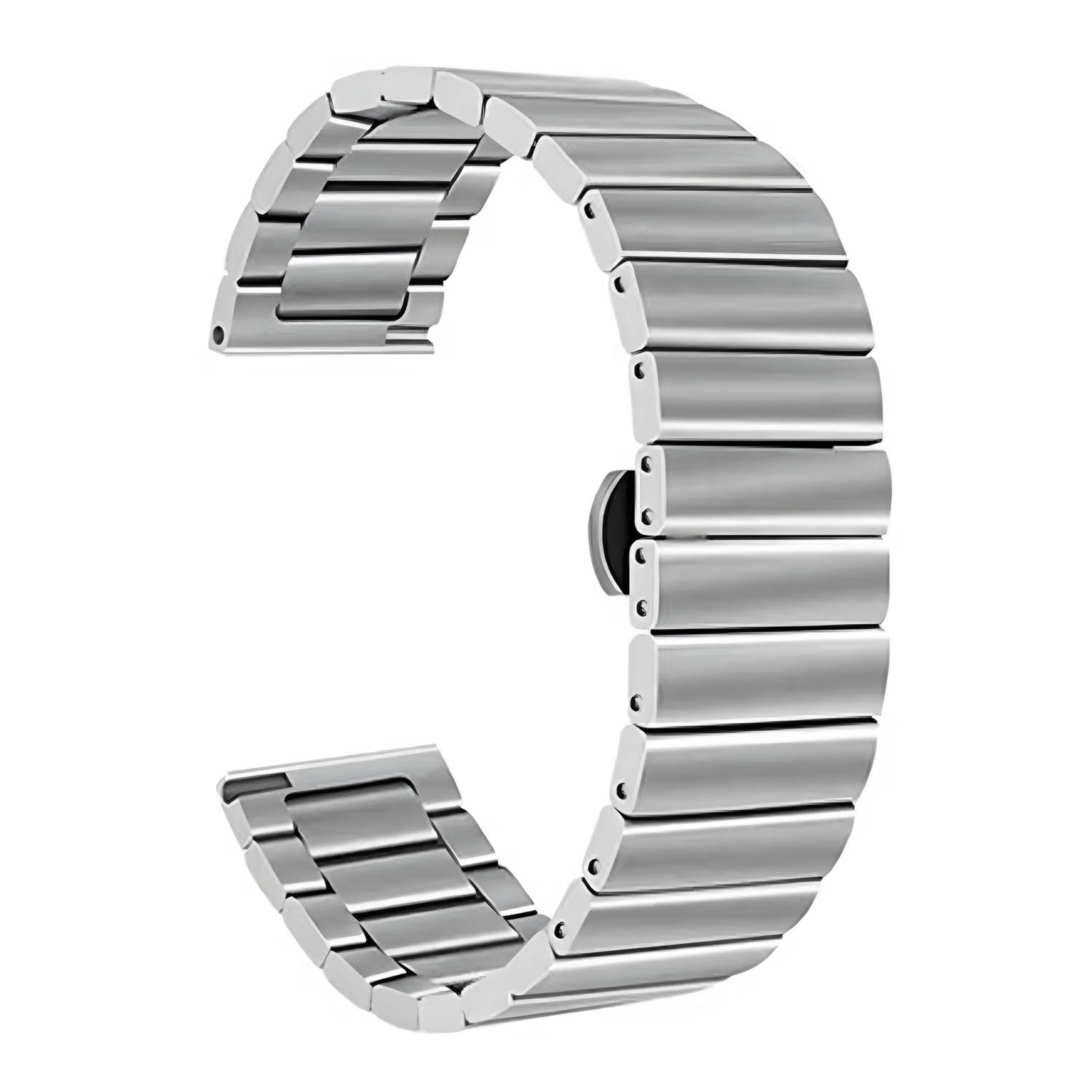 Forzacase Havit M9030 Pro 46mm ile uyumlu Balık Sırtı Paslanmaz Çelik Kordon - FC1120