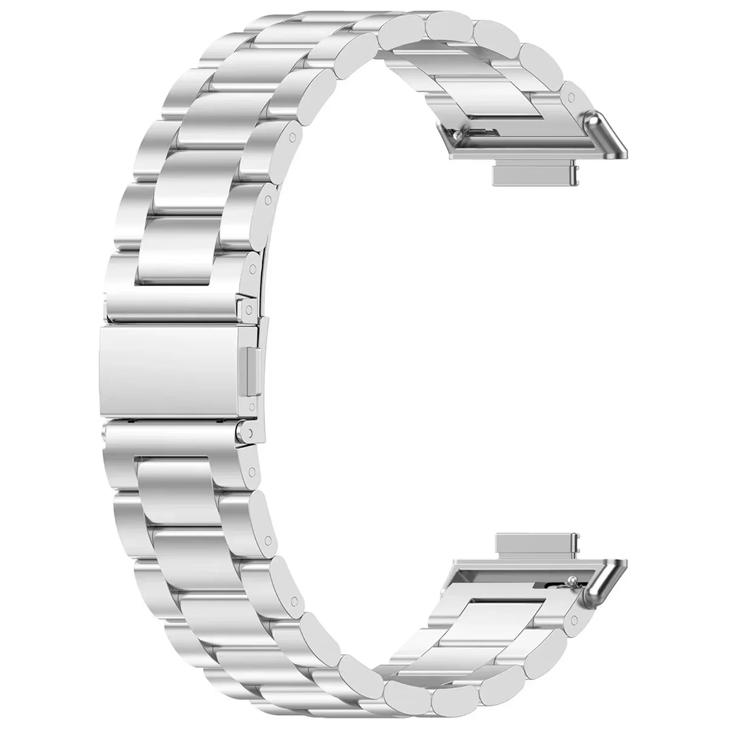 Forzacase Xiaomi Redmi Watch 6 ile uyumlu Metal Baklalı Kordon Kayış - FC1149