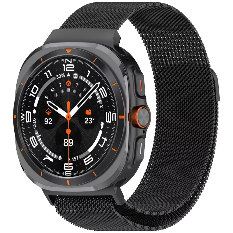 Forzacase Samsung Galaxy Watch 7 Ultra 47mm ile uyumlu Metal Mıknatıslı Kordon Kayış - FC1247