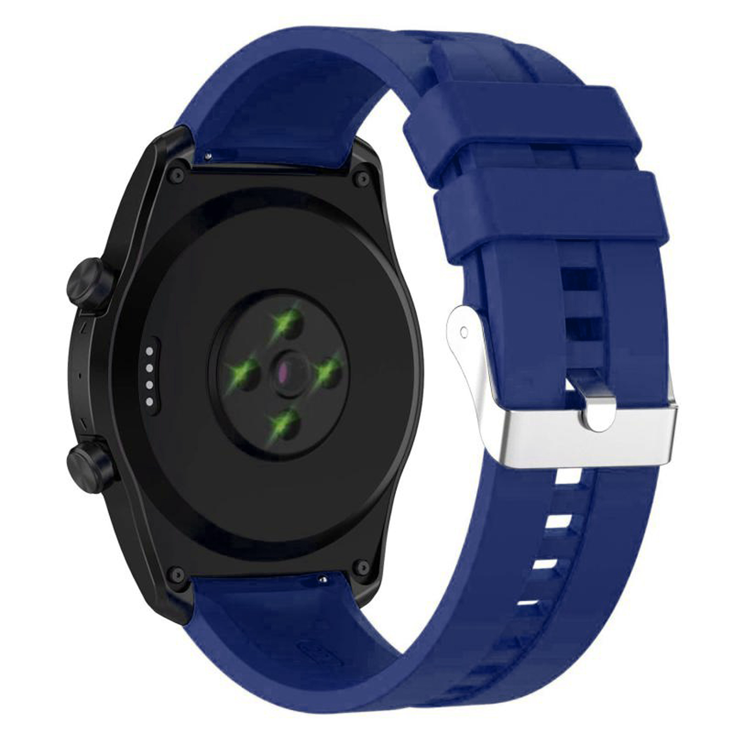 Forzacase Samsung Watch Active 2 44 mm ile uyumlu Tokalı Çizgi Desen Silikon Kordon Kayış - FC1069