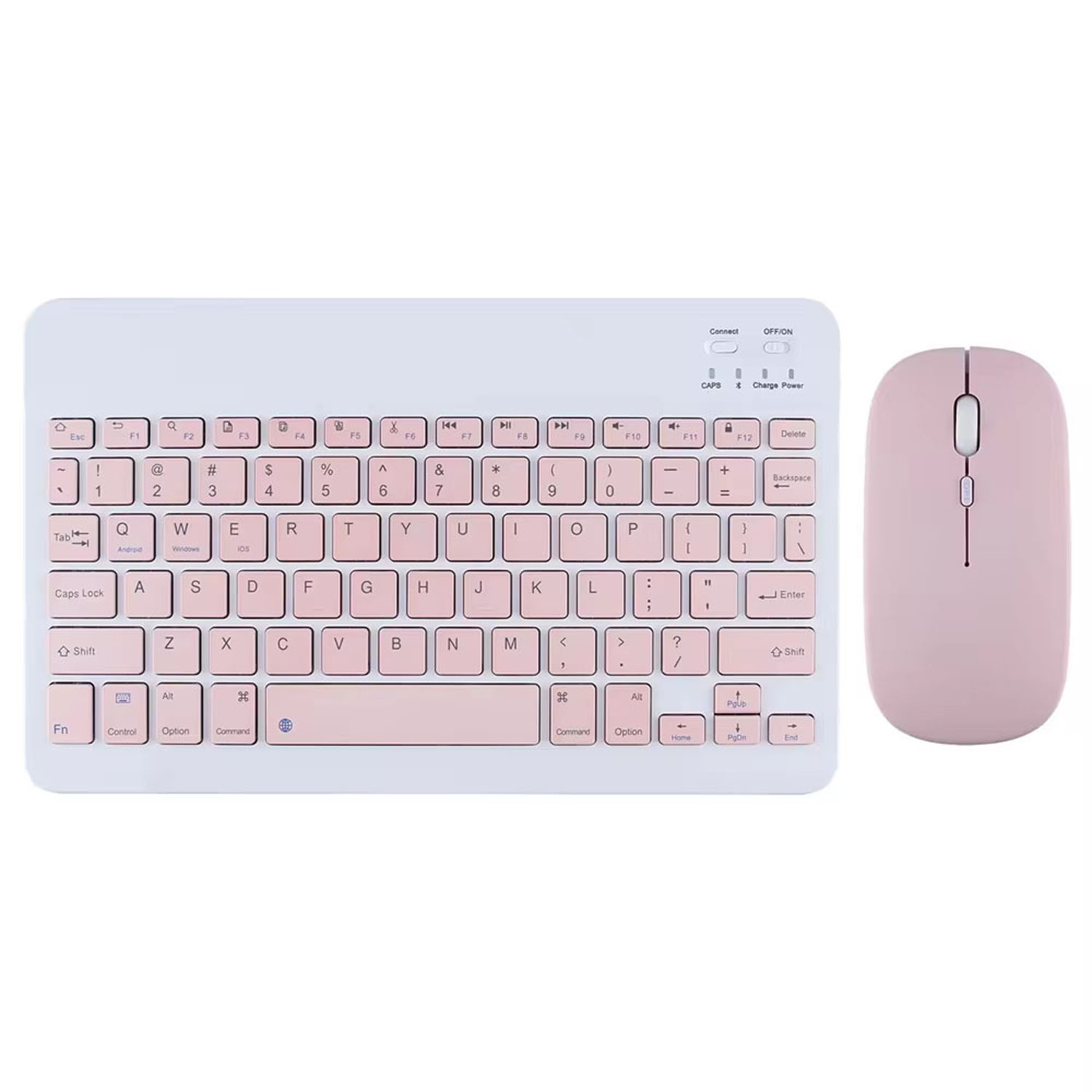 Forzacase Honor Pad X9 ile uyumlu Şarjlı Kare Tuşlu Bluetooth Kablosuz Klavye Mouse Seti - FC760