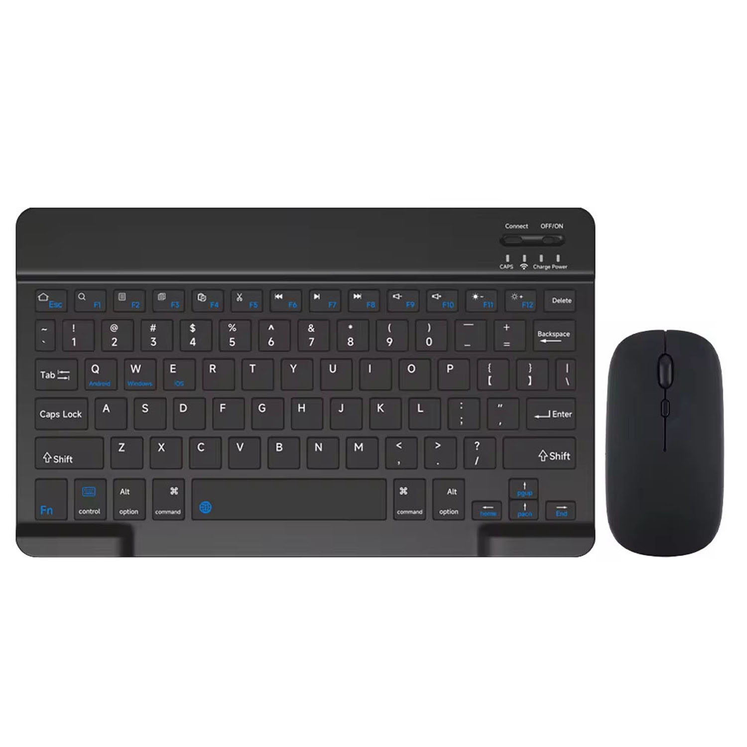 Forzacase Samsung Galaxy Tab S10 Ultra SM-X920 uyumlu Bluetooth Kablosuz Klavye Mouse Set - FC760