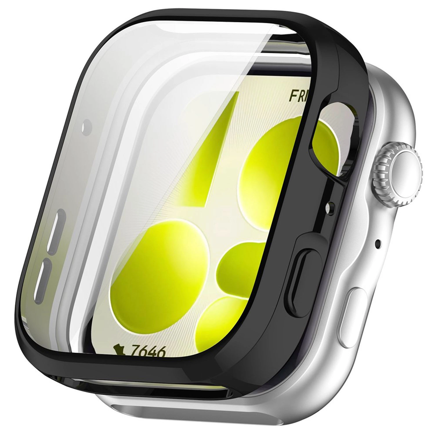 Forzacase Huawei Watch Fit 5 ile uyumlu Önü Kapalı Ekran Korumalı Silikon Kılıf - FC010