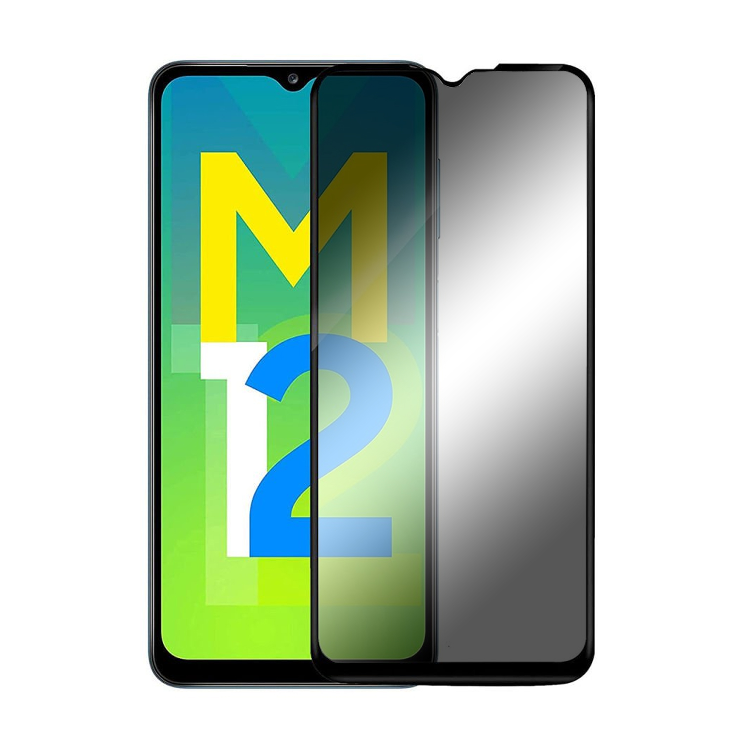 Forzacase Samsung Galaxy M12 için Privacy Hayalet Ekran Koruyucu Seramik Film - FC292