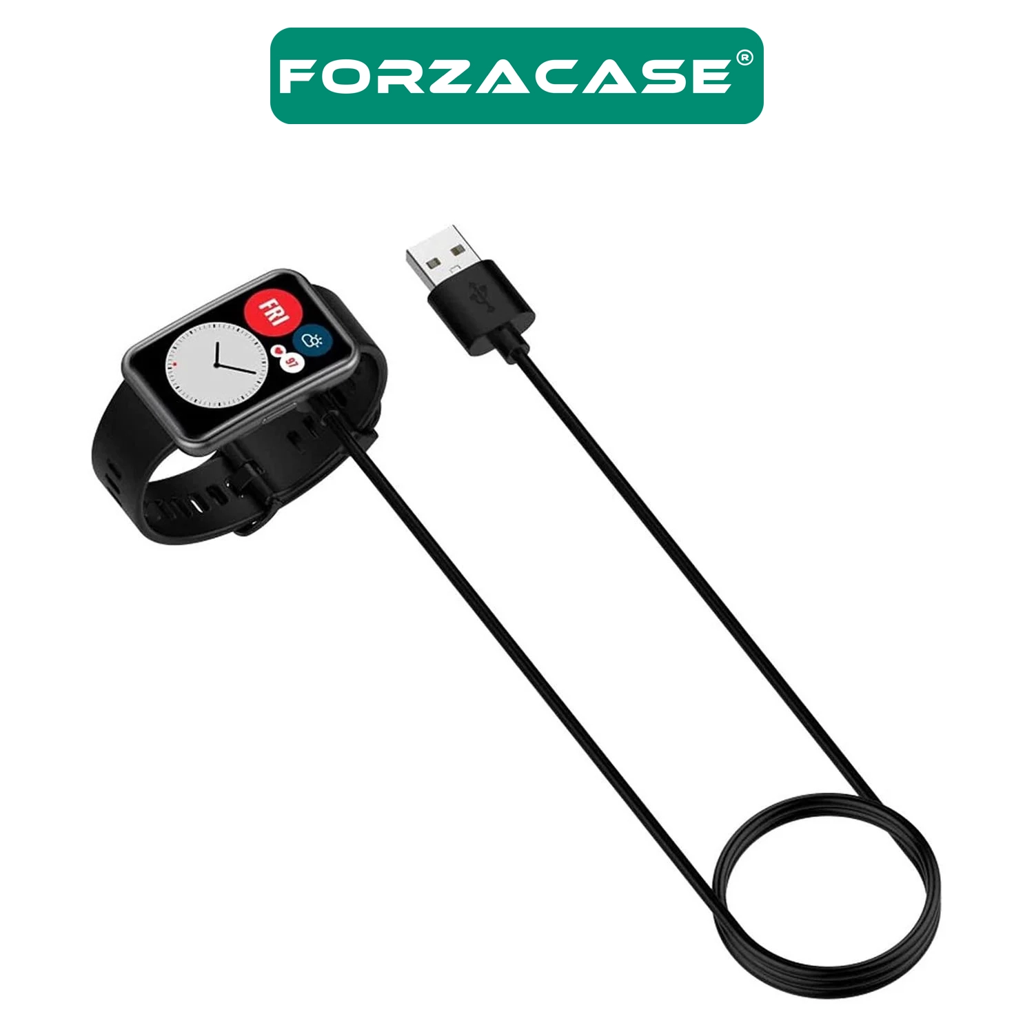 Forzacase Honor Band 10 ile uyumlu USB Manyetik Şarj Kablosu 1 metre - FC017
