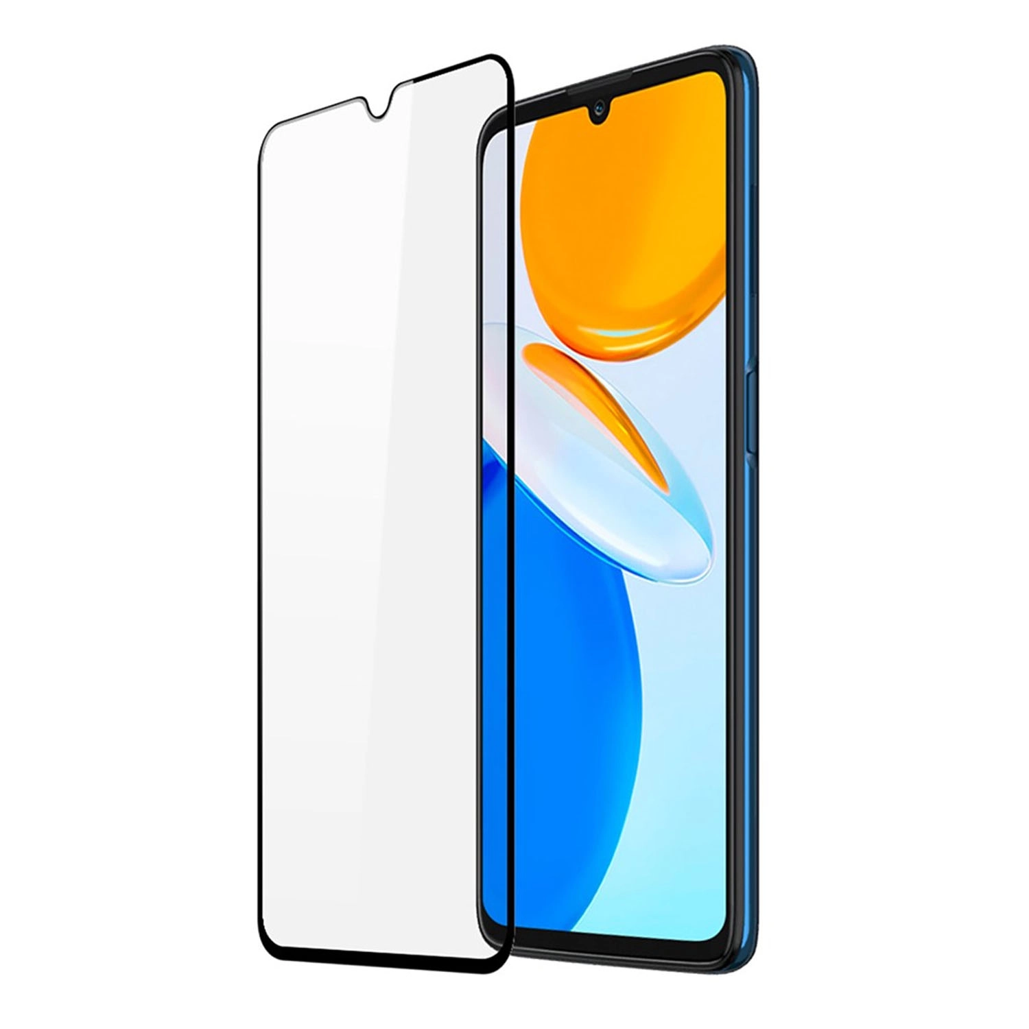 Forzacase Honor X7 Telefon ile uyumlu Çerçeveli Tam Kaplayan Temperli Ekran Koruyucu - FC003