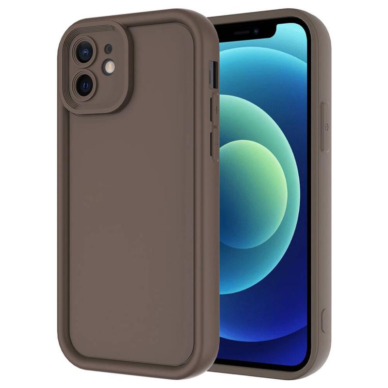 Forzacase iPhone 12 uyumlu Flex Serisi Kamera Korumalı Darbeye Dayanıklı Silikon Kılıf