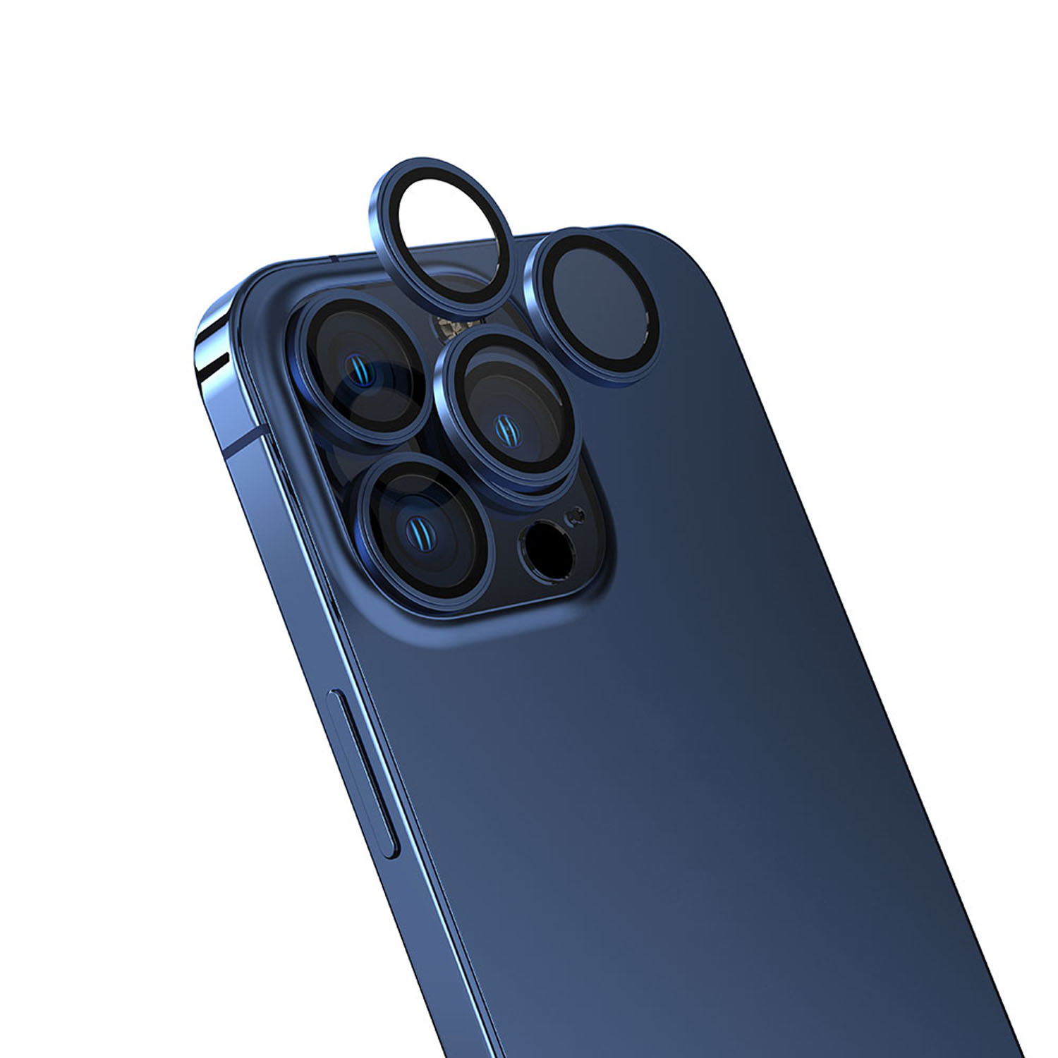 Forzacase iPhone 11 Pro ile uyumlu Kamera Camı Lens Koruyucu Halka Seti - FC381