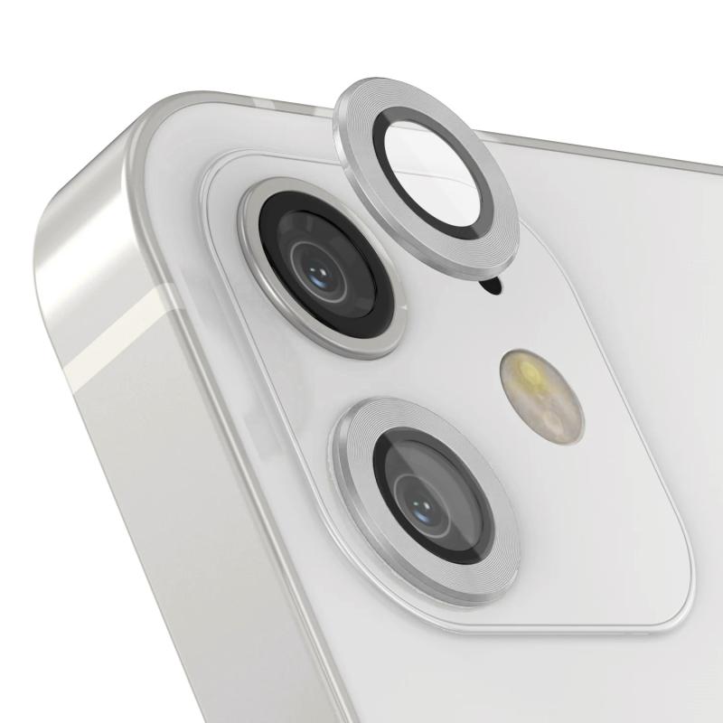 Forzacase iPhone 12 mini ile uyumlu Kamera Camı Lens Koruyucu Halka Seti - FC381