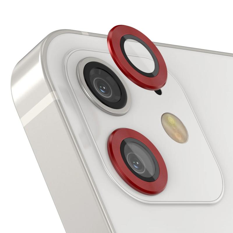 Forzacase iPhone 11 ile uyumlu Kamera Camı Lens Koruyucu Halka Seti - FC381