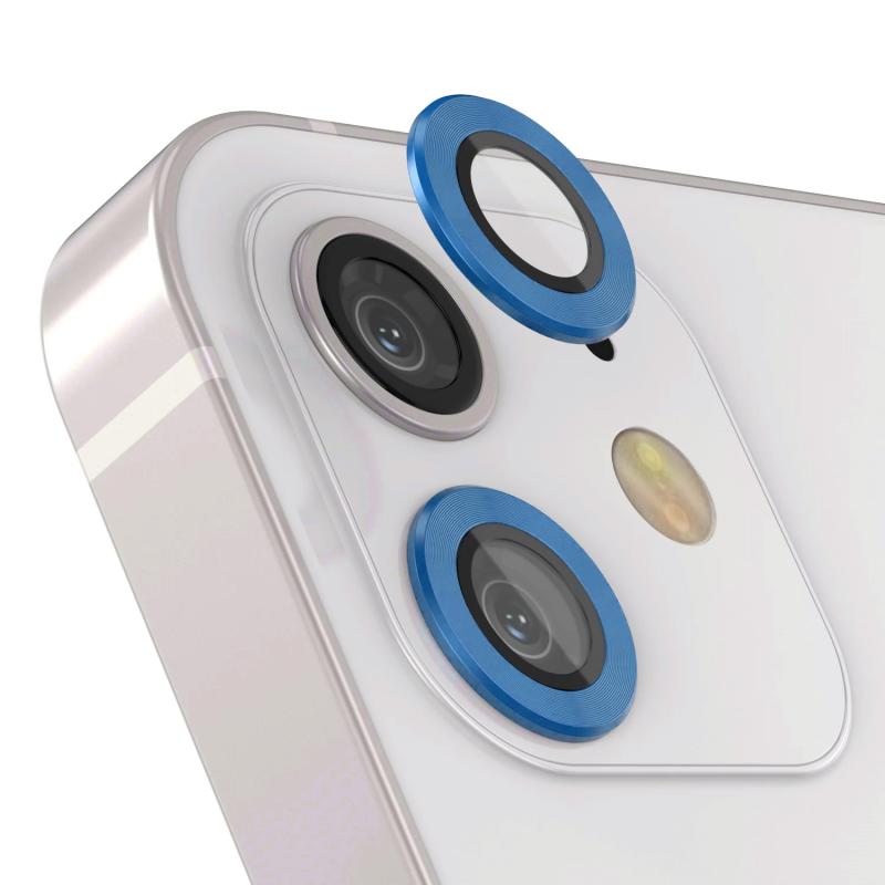 Forzacase iPhone 12 ile uyumlu Kamera Camı Lens Koruyucu Halka Seti - FC381