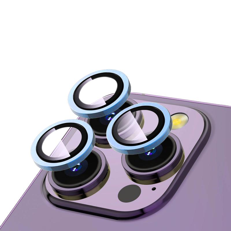 Forzacase iPhone 13 Pro ile uyumlu Kamera Camı Lens Koruyucu Halka Seti - FC381