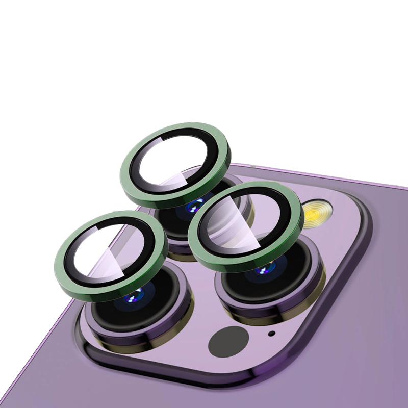 Forzacase iPhone 13 Pro ile uyumlu Kamera Camı Lens Koruyucu Halka Seti - FC381