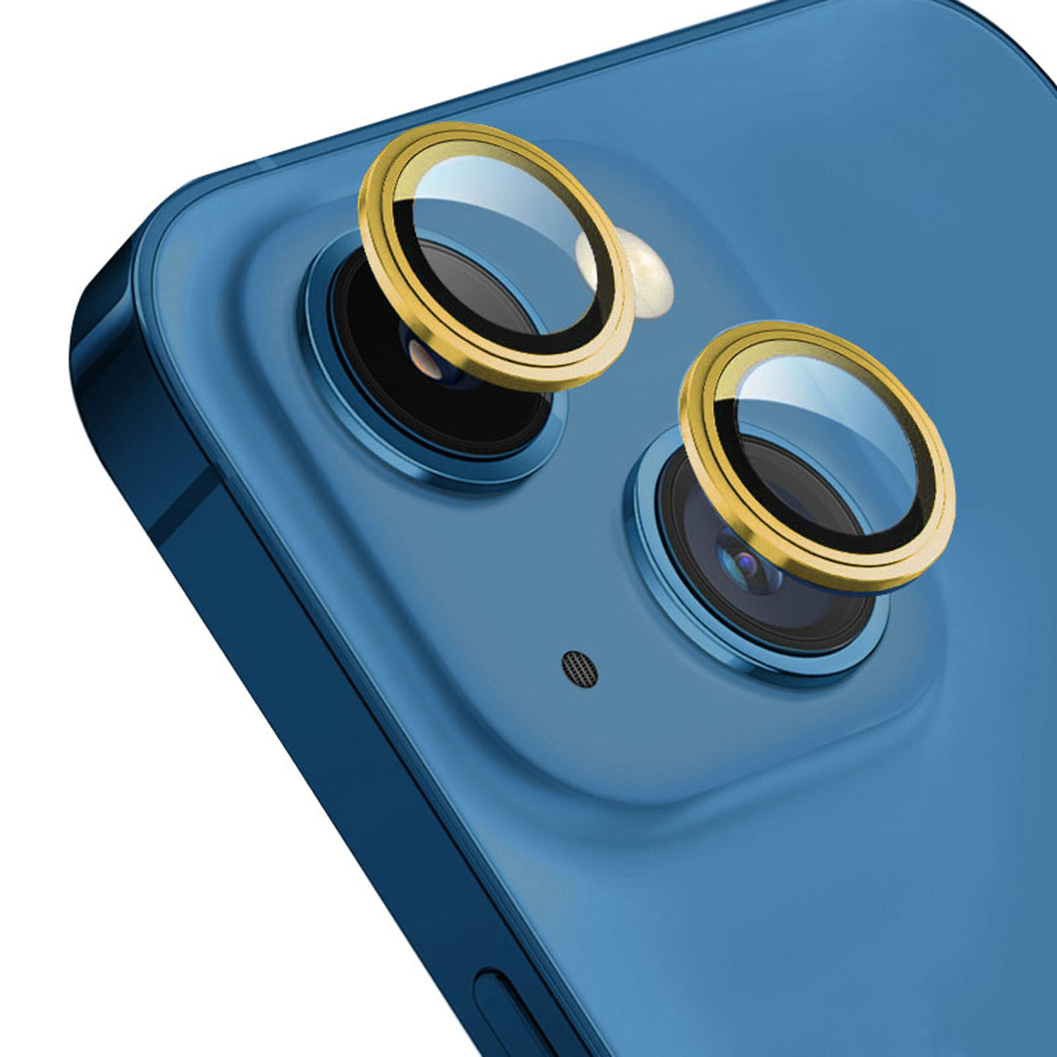 Forzacase iPhone 14 ile uyumlu Kamera Camı Lens Koruyucu Halka Seti - FC381