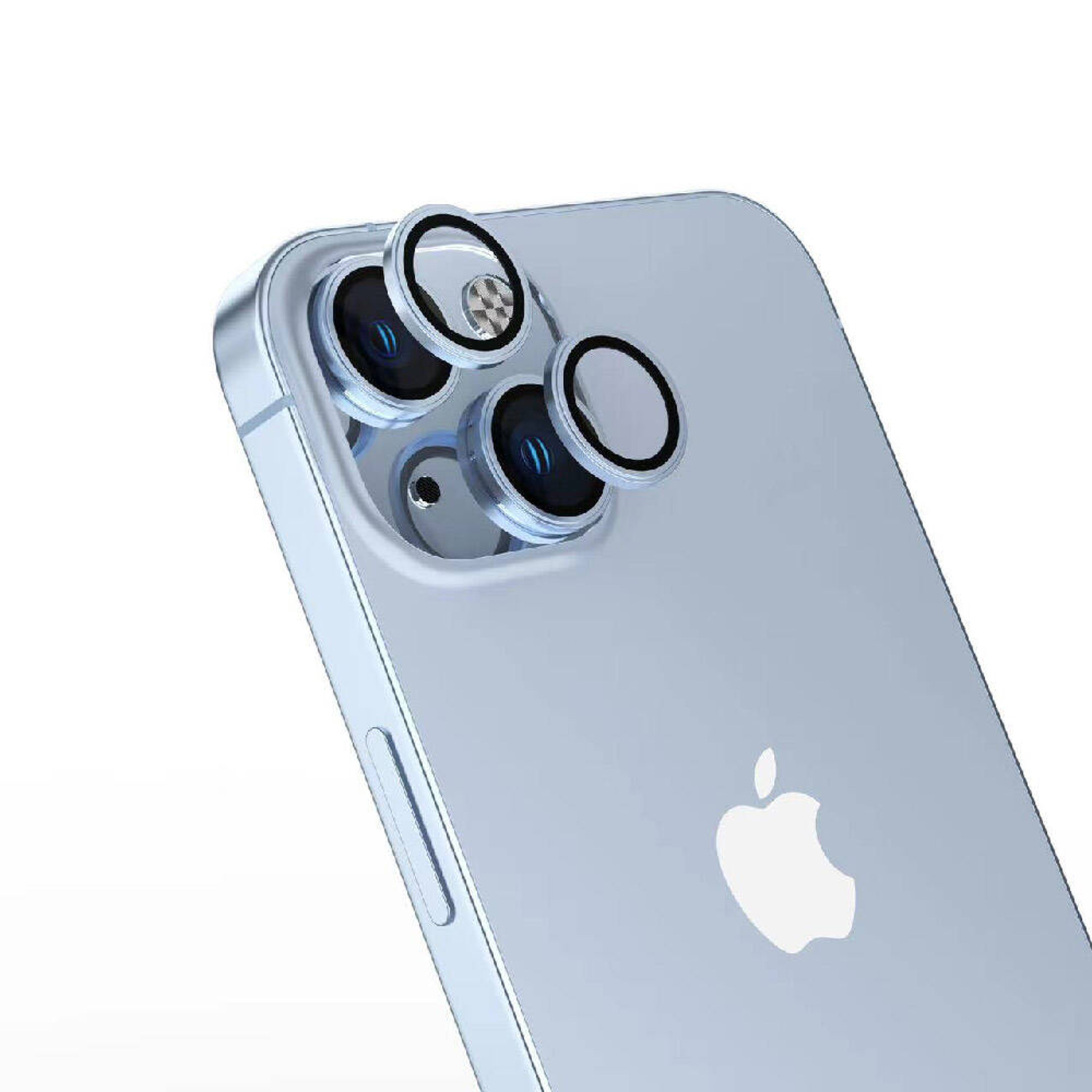 Forzacase iPhone 15 ile uyumlu Parmak İzi Bırakmayan Anti-Reflective Kamera Lens Koruyucu - FC438