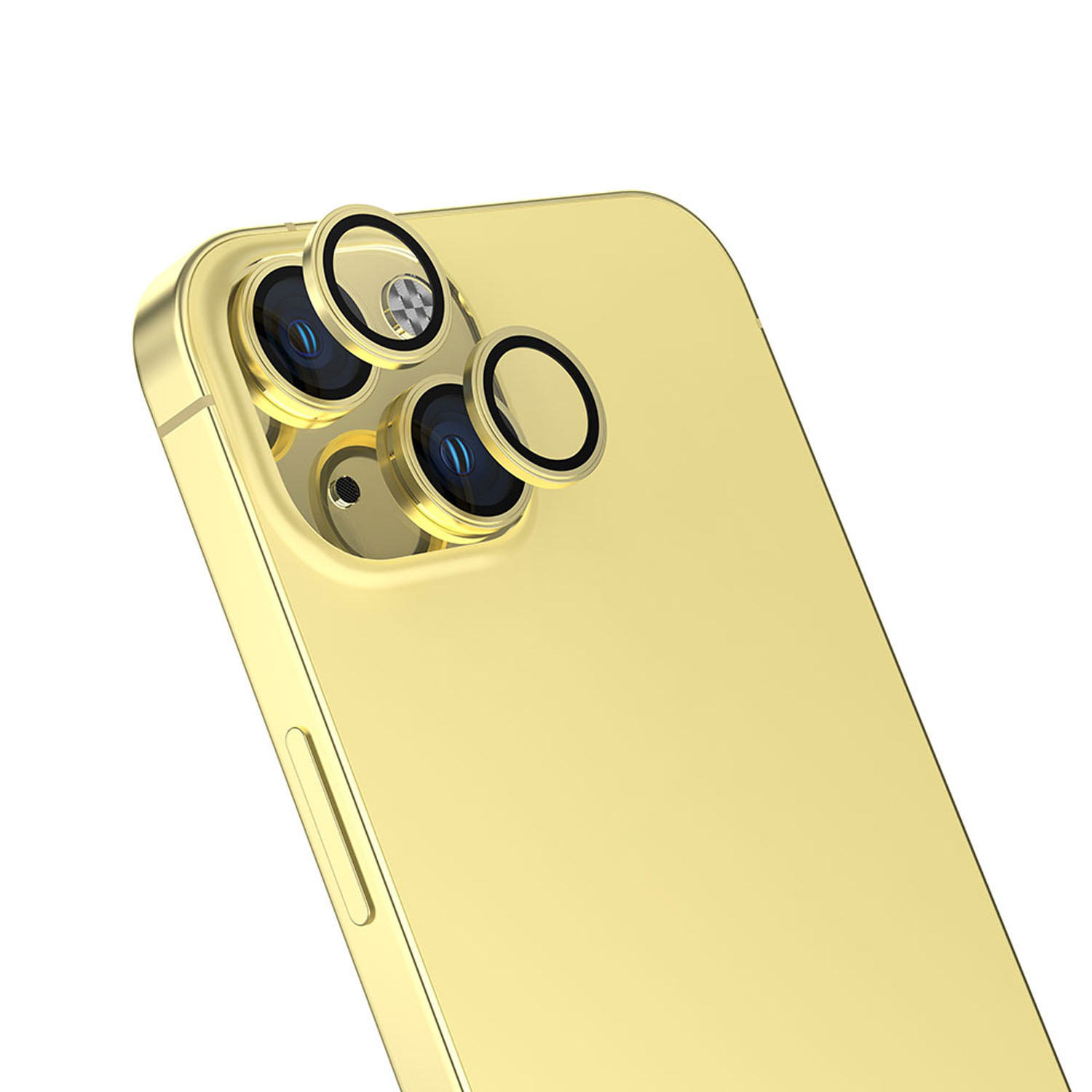 Forzacase iPhone 15 ile uyumlu Kamera Camı Lens Koruyucu Halka Seti - FC381
