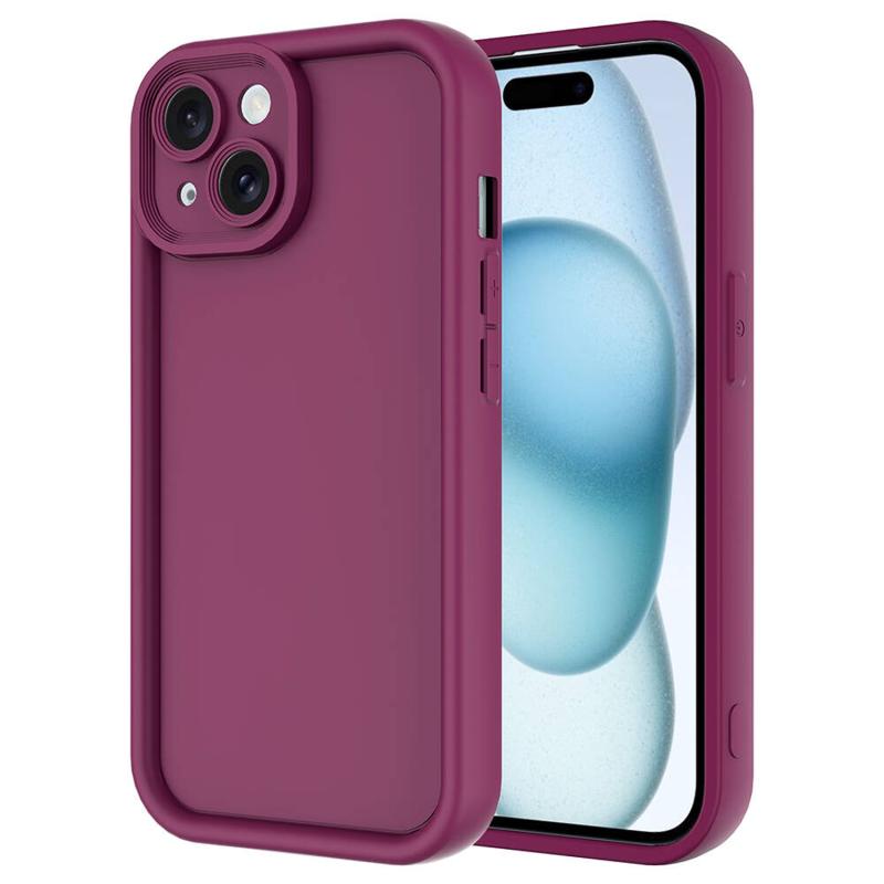 Forzacase iPhone 15 uyumlu Flex Serisi Kamera Korumalı Darbeye Dayanıklı Silikon Kılıf