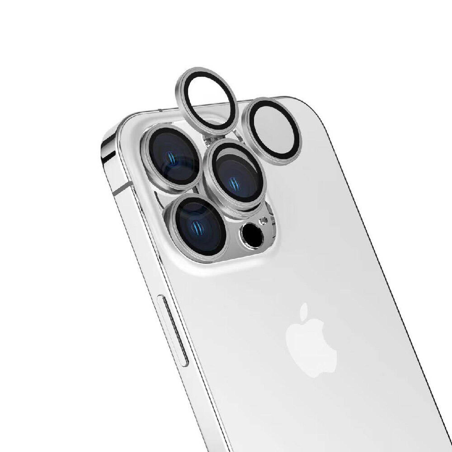 Forzacase iPhone 15 Pro ile uyumlu Parmak İzi Bırakmayan Anti-Reflective Kamera Lens Koruyucu FC438