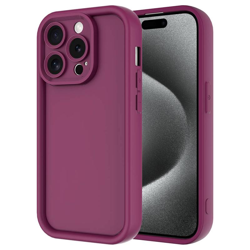 Forzacase iPhone 15 Pro Max uyumlu Flex Serisi Kamera Korumalı Darbeye Dayanıklı Silikon Kılıf