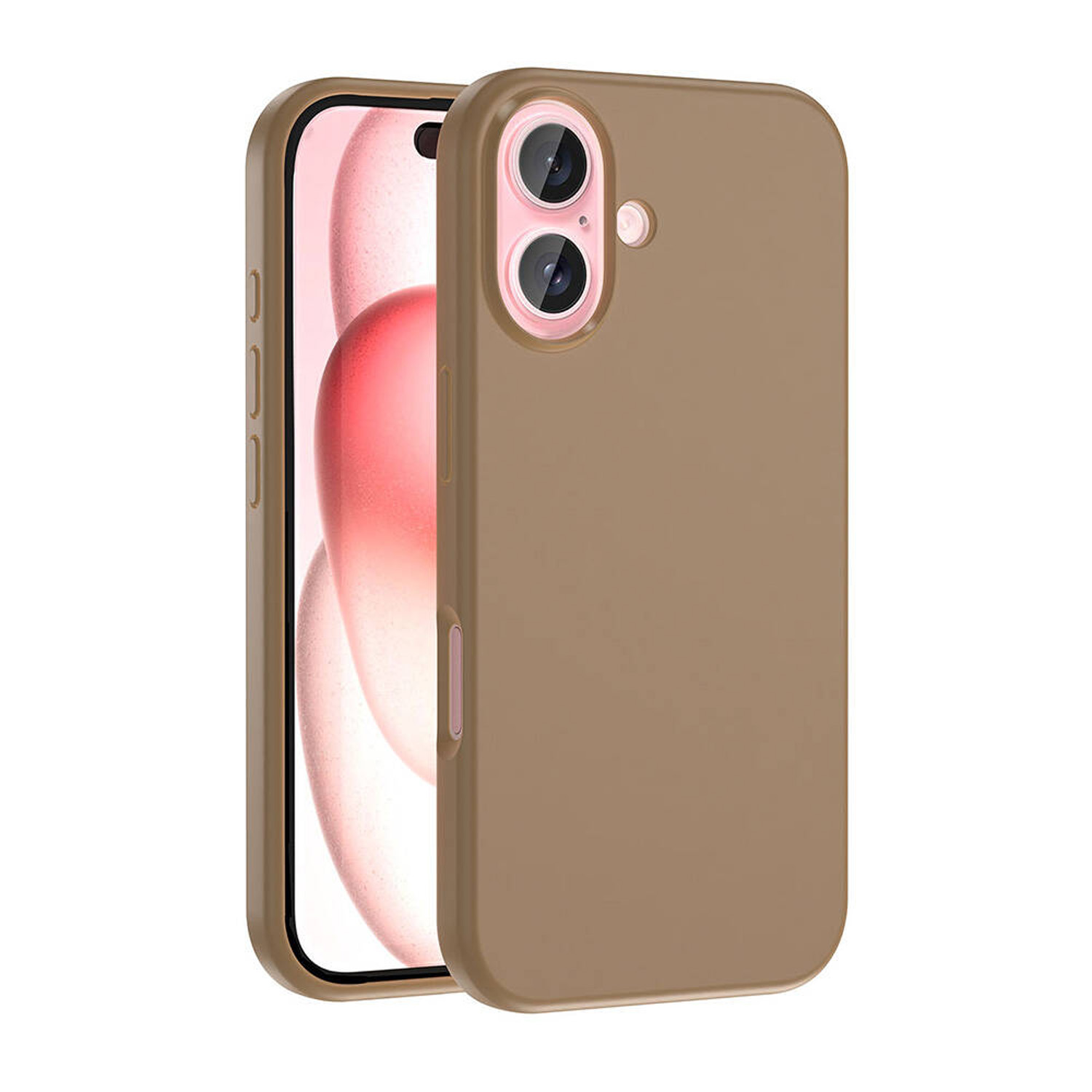 Forzacase iPhone 16 Plus ile uyumlu Velvet Serisi İçi Kadife Magsafe Şarj Özellikli Silikon Kılıf