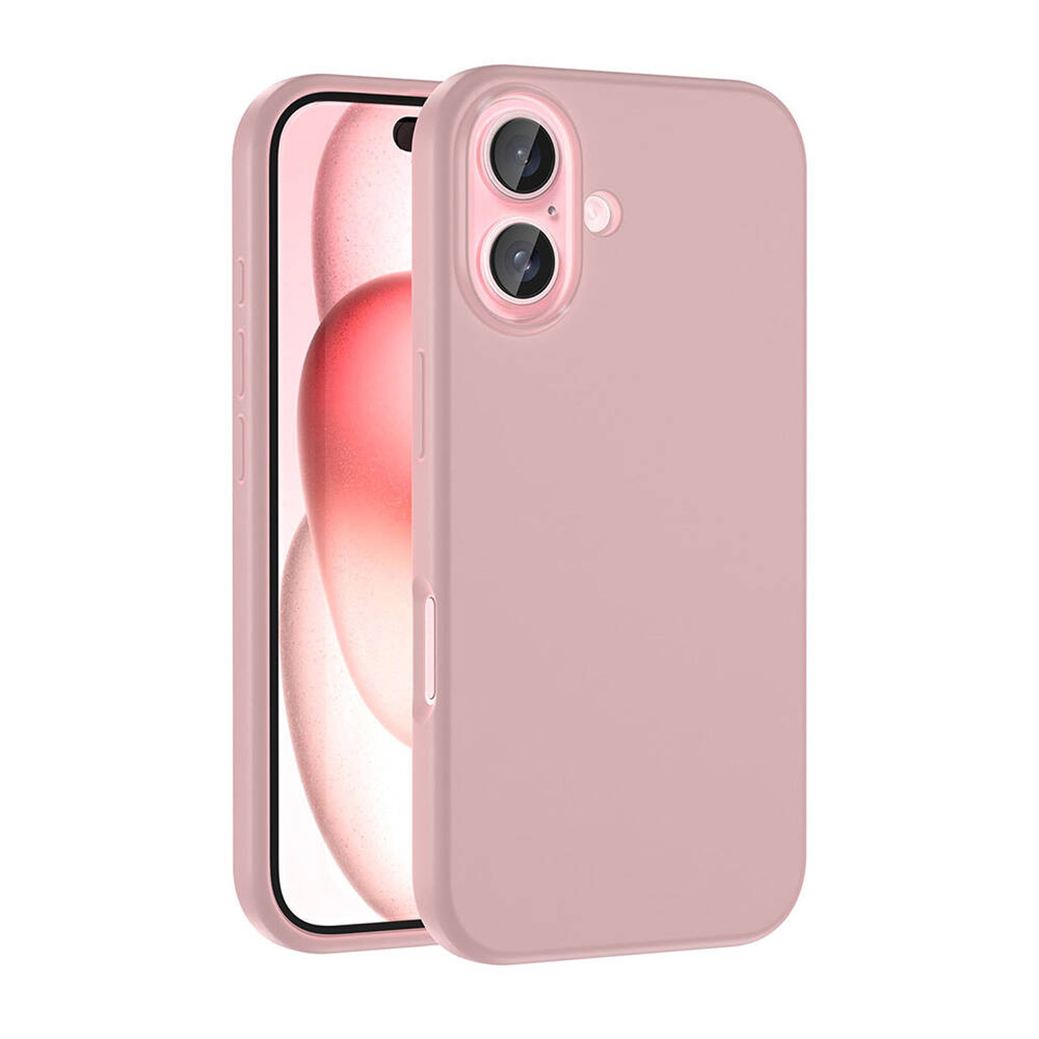Forzacase iPhone 16 Plus ile uyumlu Velvet Serisi İçi Kadife Magsafe Şarj Özellikli Silikon Kılıf