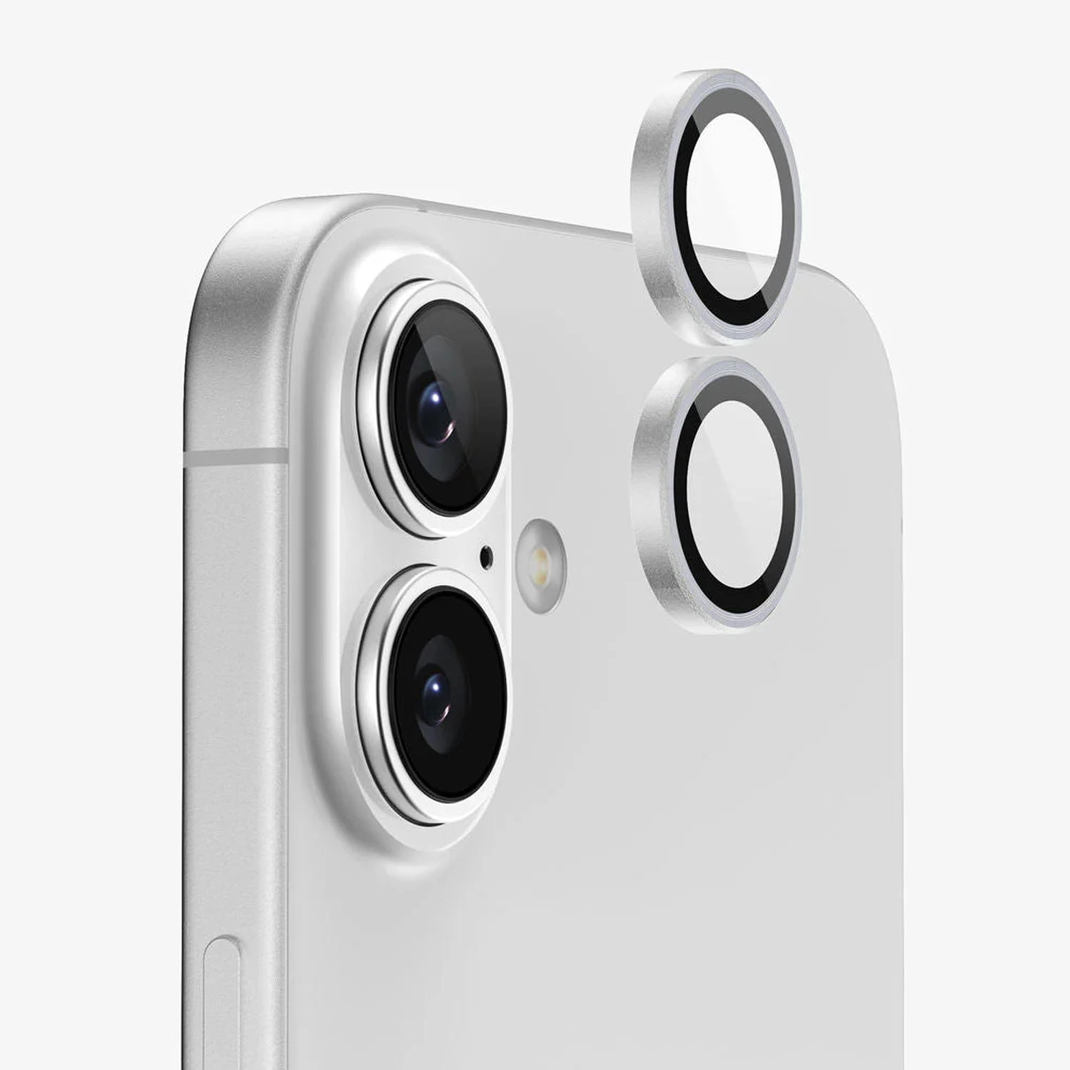 Forzacase iPhone 17 ile uyumlu Kamera Camı Lens Koruyucu Halka Seti - FC381
