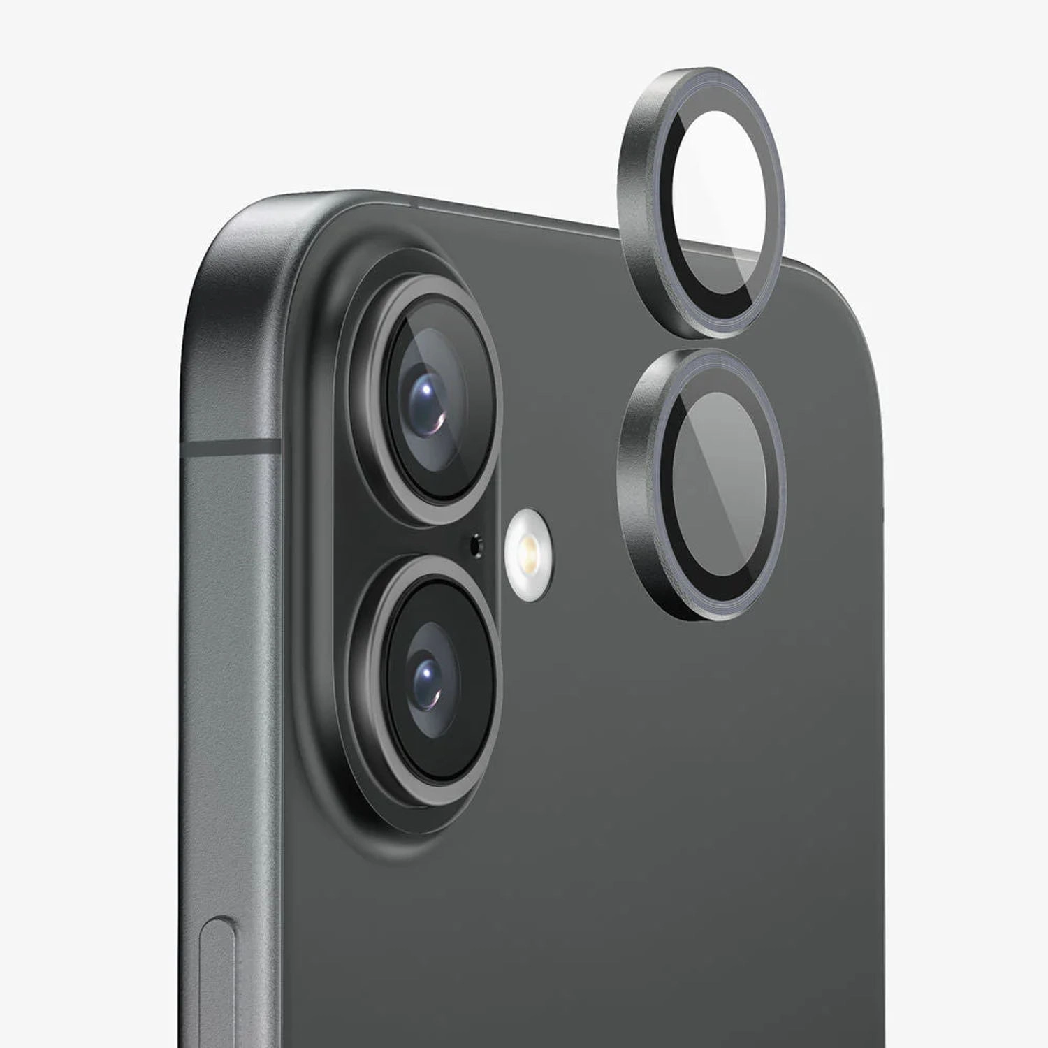 Forzacase iPhone 17 ile uyumlu Kamera Camı Lens Koruyucu Halka Seti - FC381