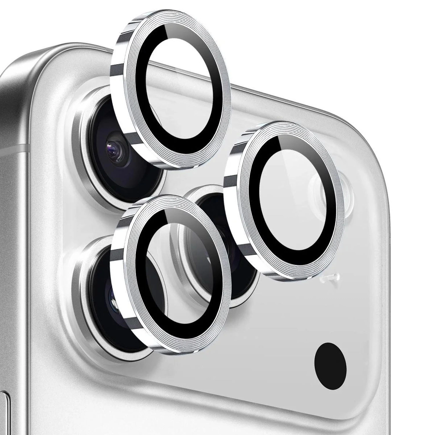 Forzacase iPhone 17 Pro Max ile uyumlu Kamera Camı Lens Koruyucu Halka Seti - FC381