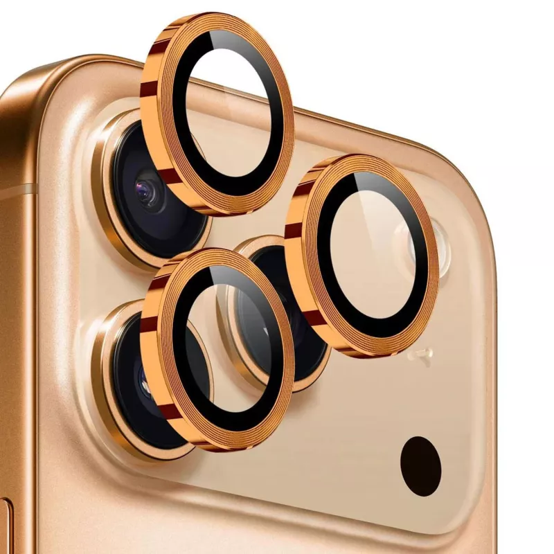 Forzacase iPhone 17 Pro Max ile uyumlu Kamera Camı Lens Koruyucu Halka Seti - FC381