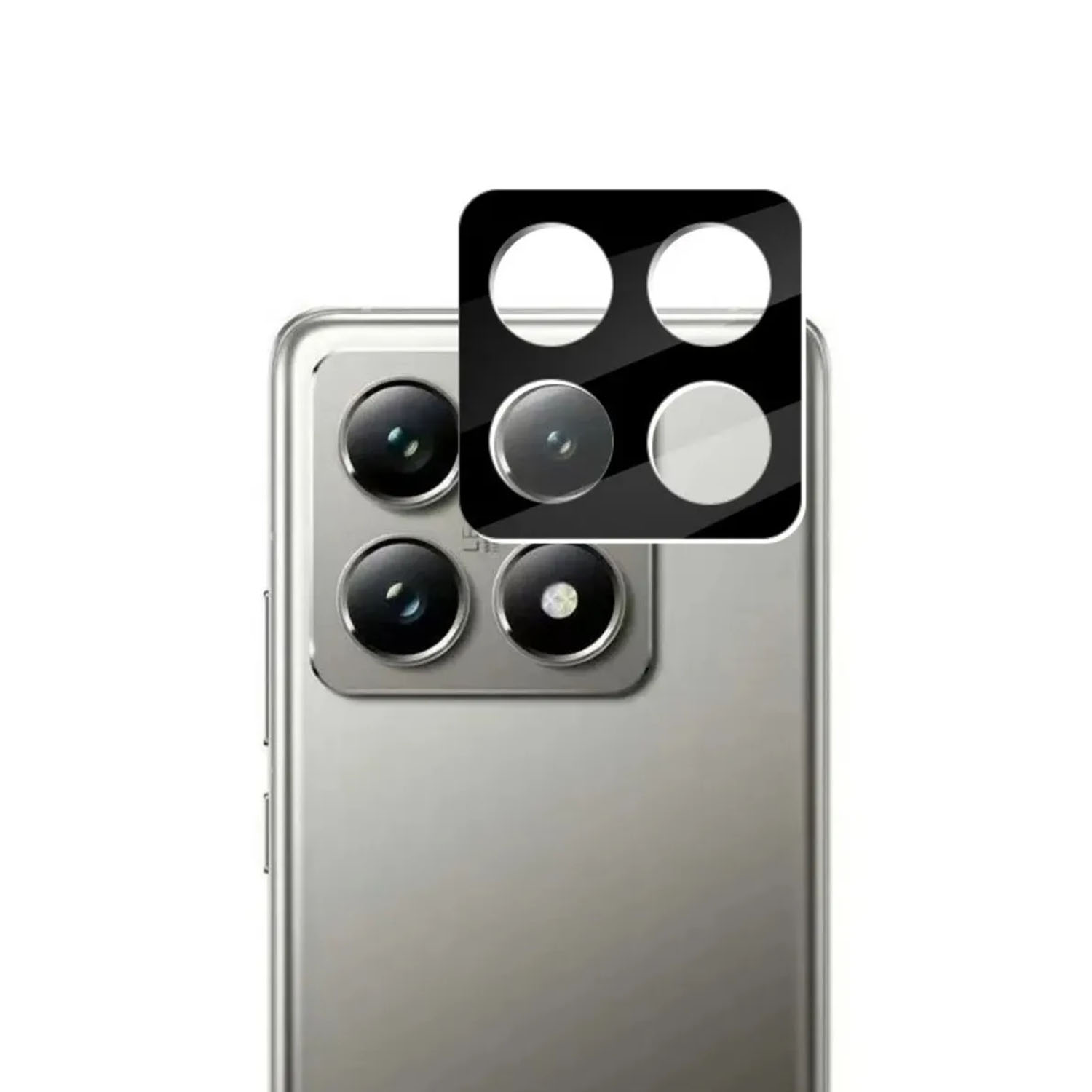 Forzacase Xiaomi Mi 14T ile uyumlu Kamera Lens Koruma Halkası Siyah - FC377