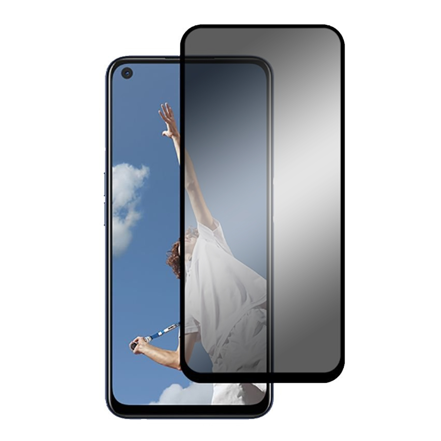 Forzacase Oppo A52 için Privacy Hayalet Ekran Koruyucu Seramik Film - FC292