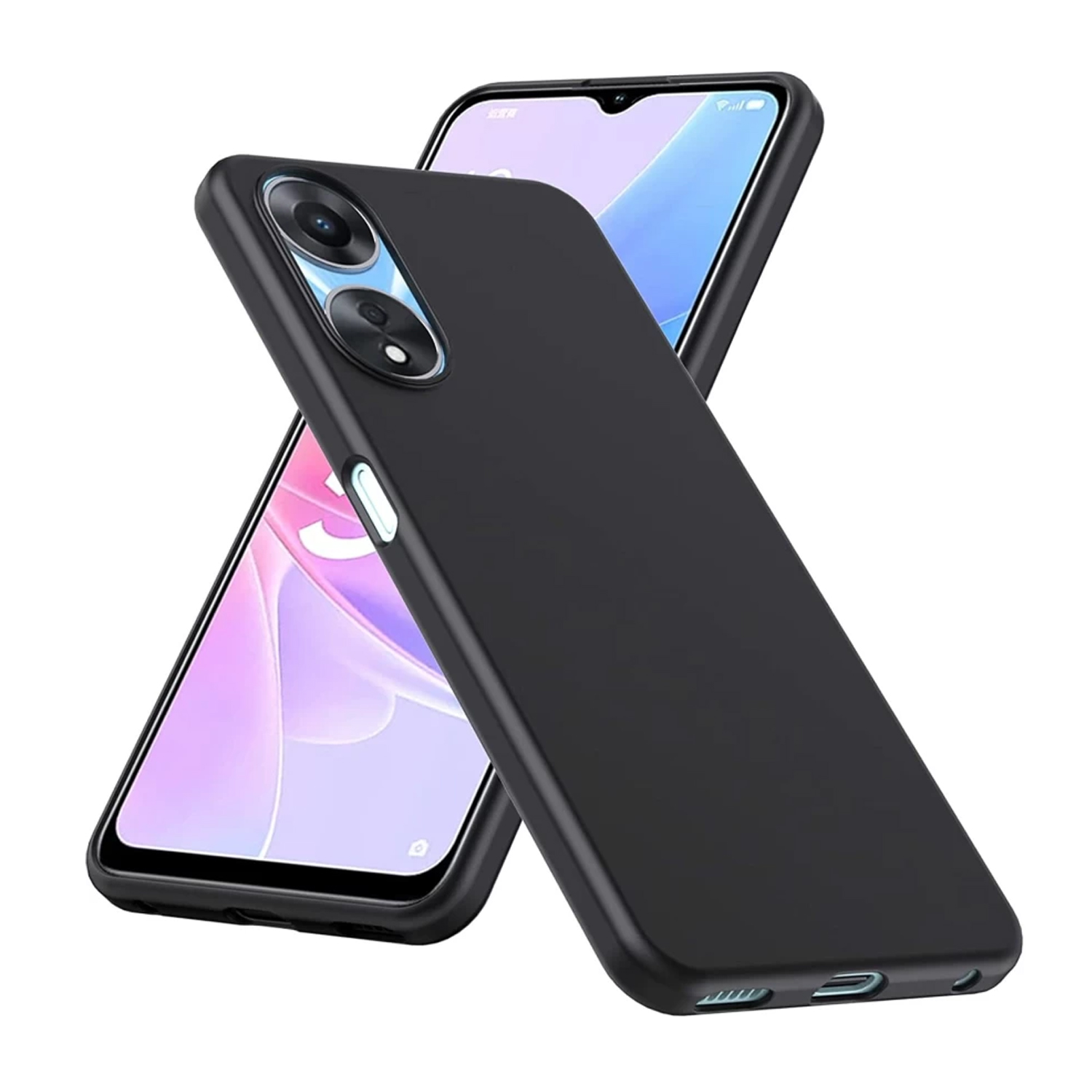 Forzacase Oppo A58 uyumlu Maxim Serisi Mat Silikon Kılıf