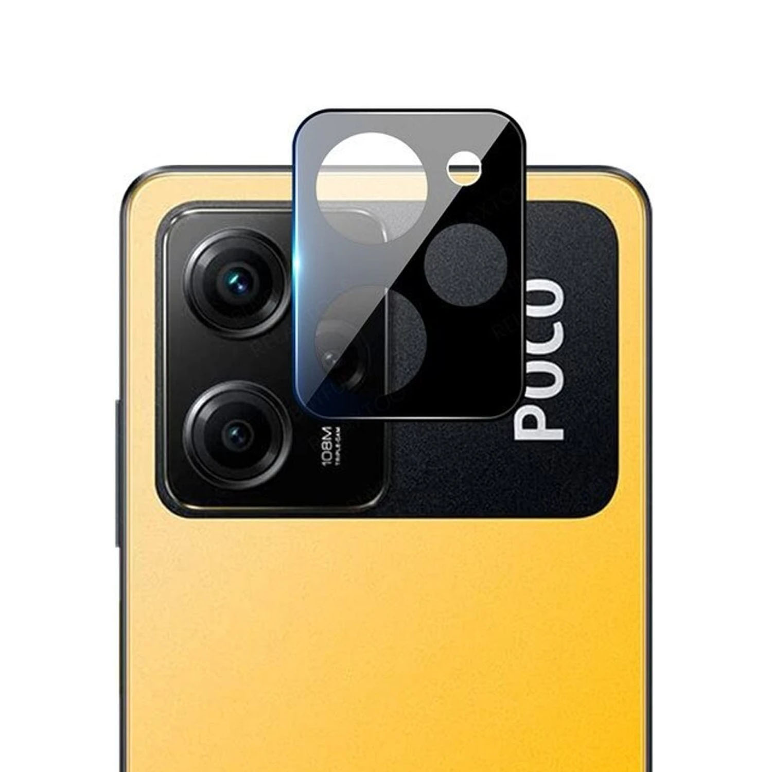 Forzacase Xiaomi Poco X5 Pro ile uyumlu Kamera Lens Koruma Halkası Siyah - FC377
