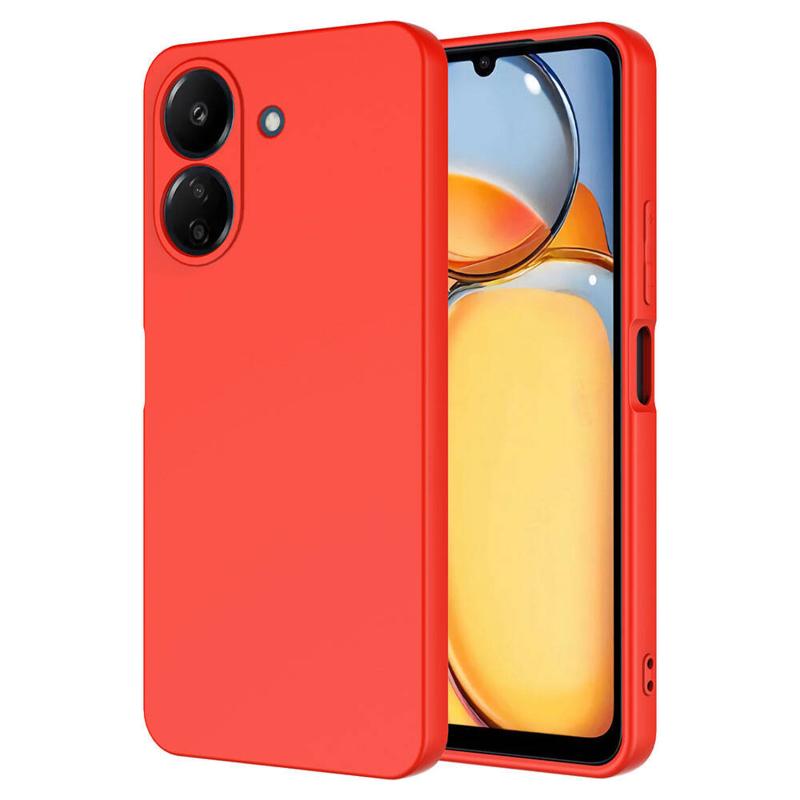 Forzacase Xiaomi Redmi 13C ile uyumlu Liquid Serisi İçi Kadife Lansman Silikon Kılıf