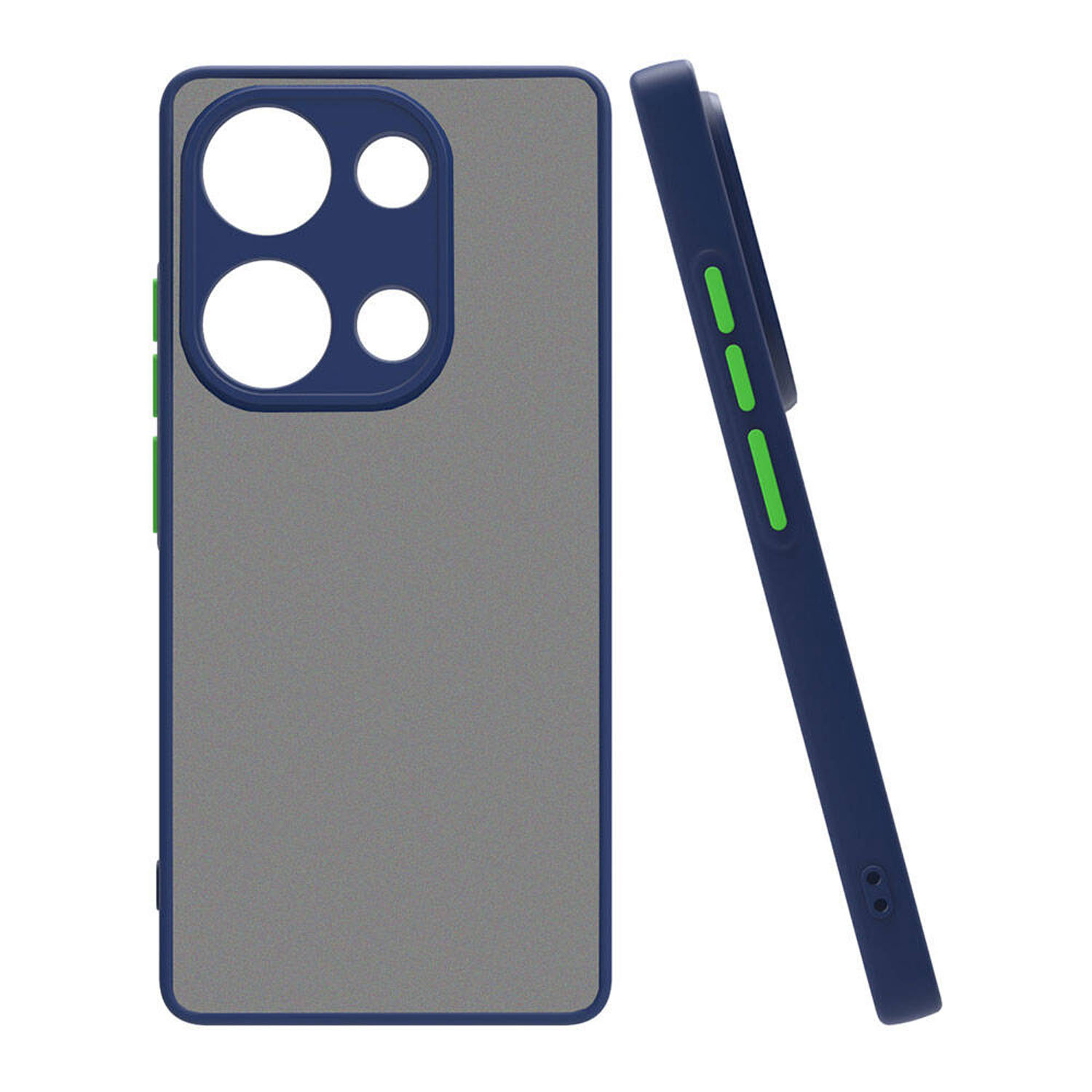 Forzacase Xiaomi Redmi Note 13 Pro 4G için Shell Serisi Darbeye Dayanıklı Yarı Esnek Plastik Kılıf