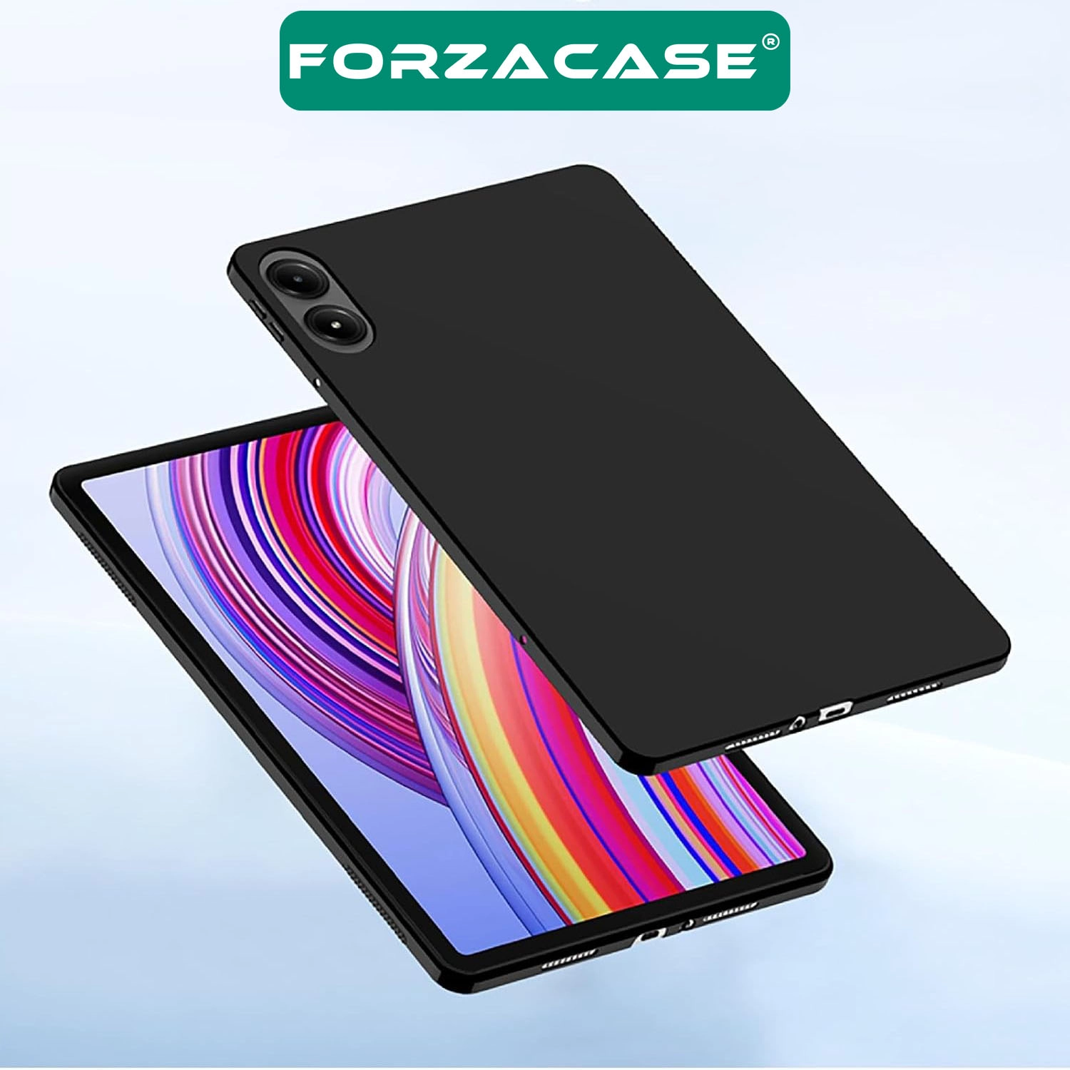 Forzacase Xiaomi Redmi Pad Pro 12.1 Inch Tablet ile Uyumlu Silikon Kılıf Siyah - FC155
