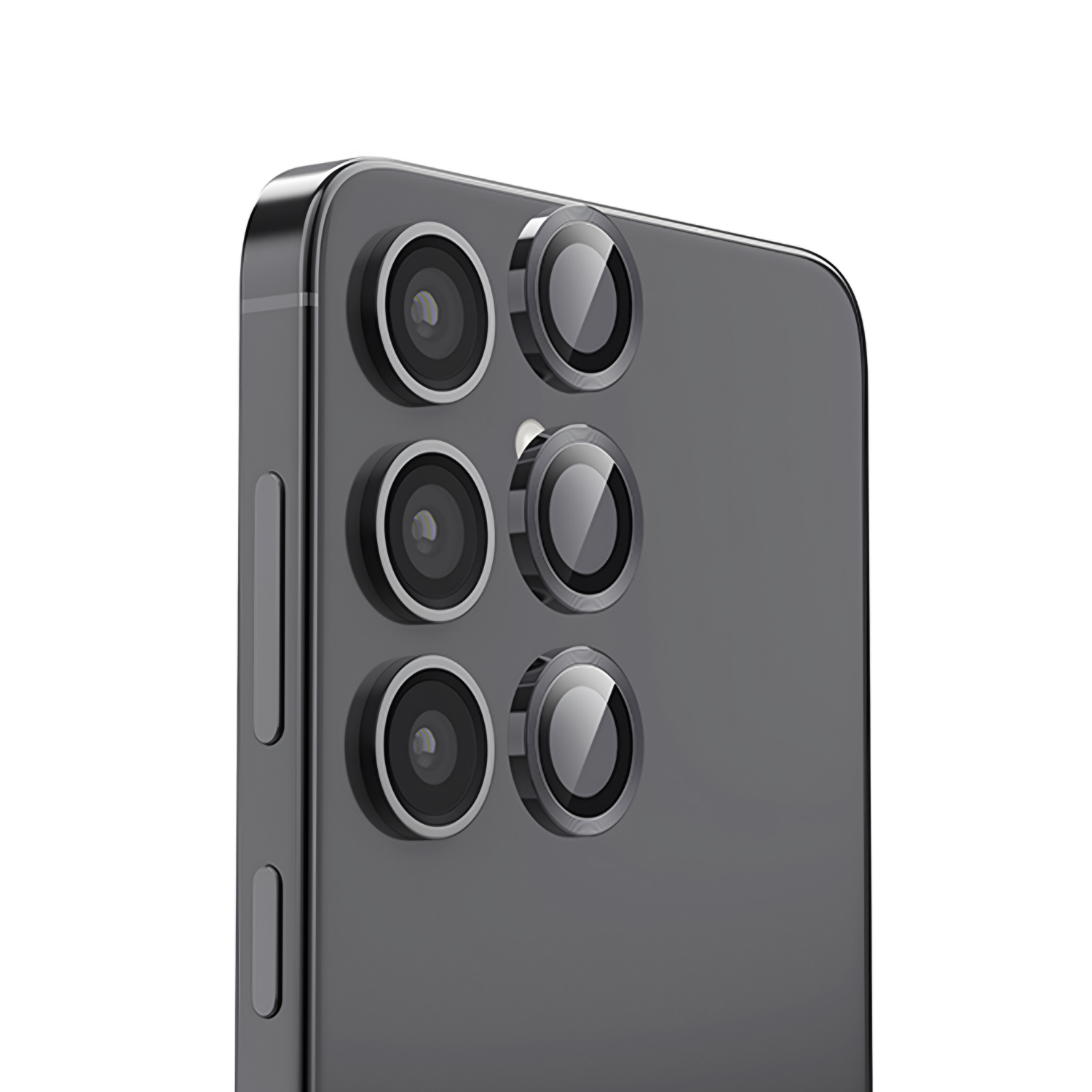 Forzacase Samsung Galaxy S25 Plus ile uyumlu Kamera Camı Lens Koruyucu Halka Seti - FC381