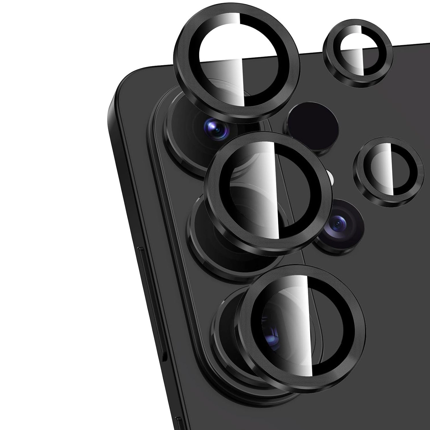 Forzacase Samsung Galaxy S26 Ultra ile uyumlu Kamera Camı Lens Koruyucu Halka Seti - FC381