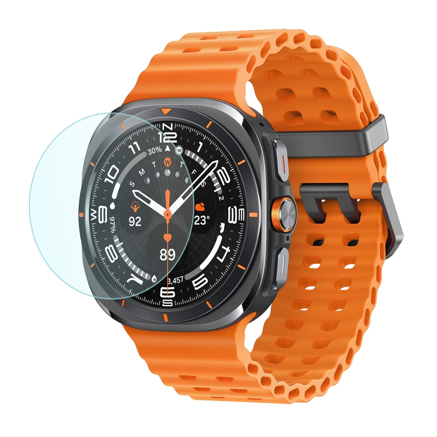 Forzacase Samsung Galaxy Watch Ultra 47mm ile uyumlu Nano Esnek Ekran Koruyucu Film - FC1116