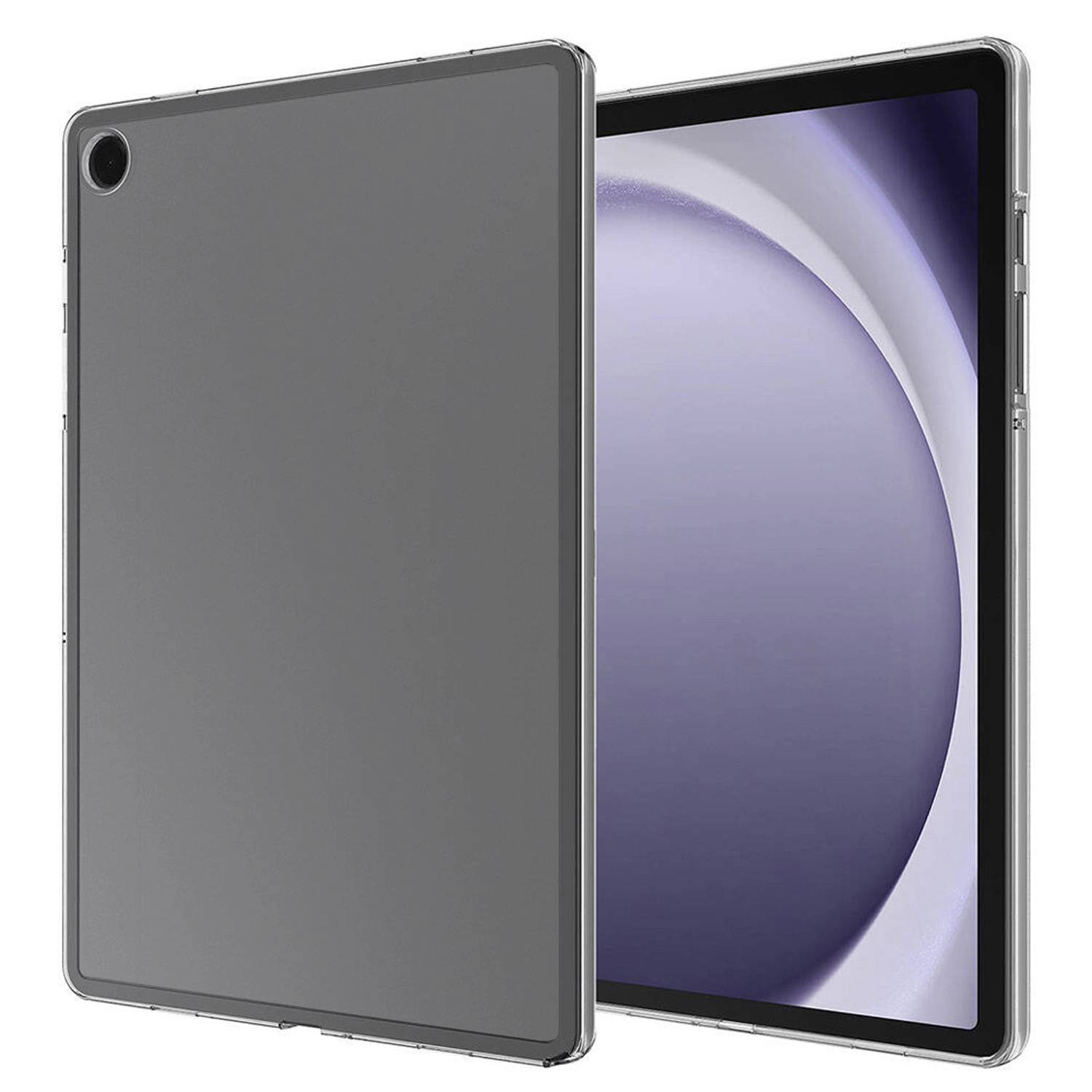Forzacase Samsung Galaxy Tab A11 8.7 inç X133 ile uyumlu Silikon Kılıf Buzlu Şeffaf - FC013